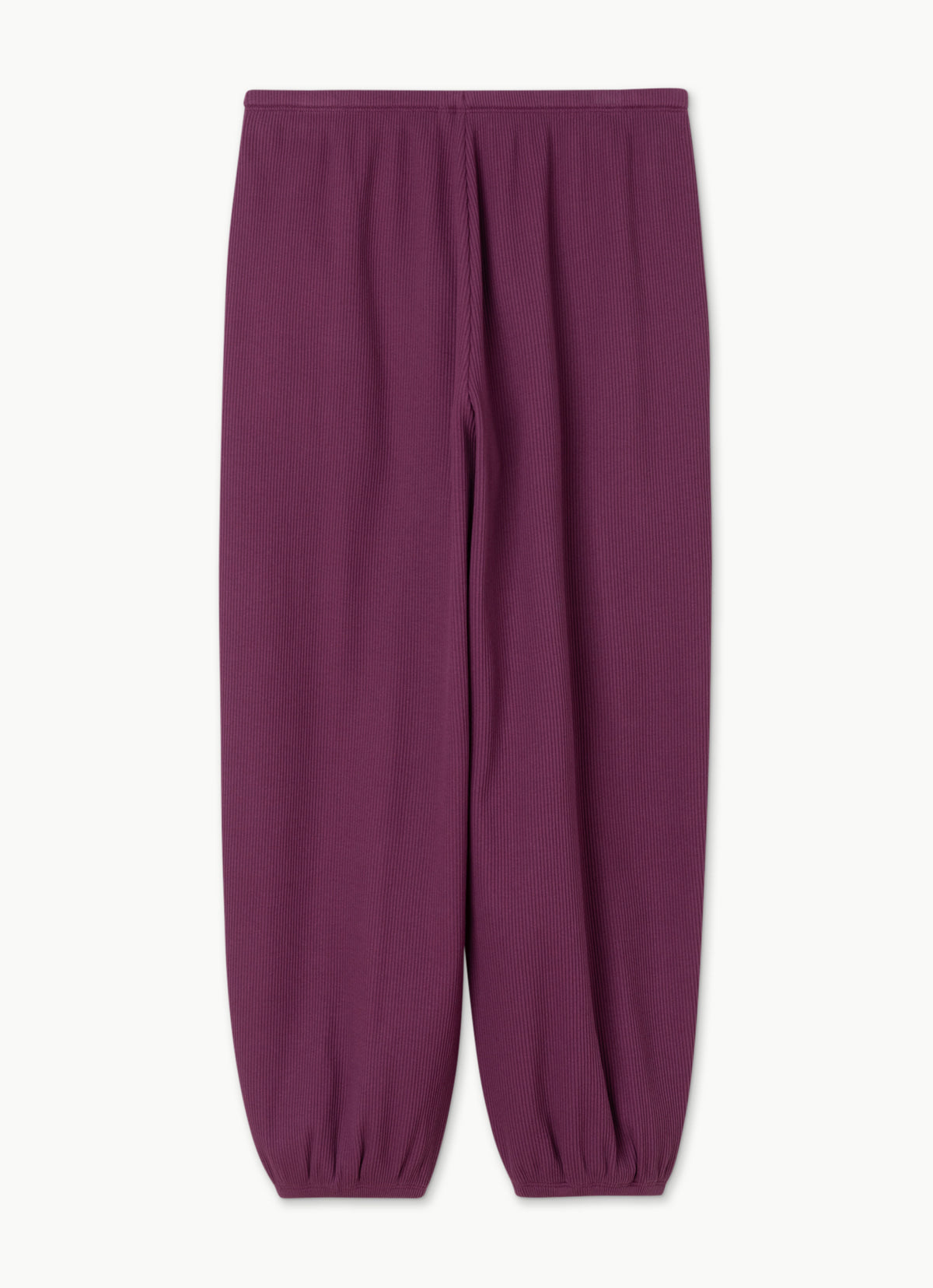 Rib jogger pants #3 (Warm ver.)_Boysenberry