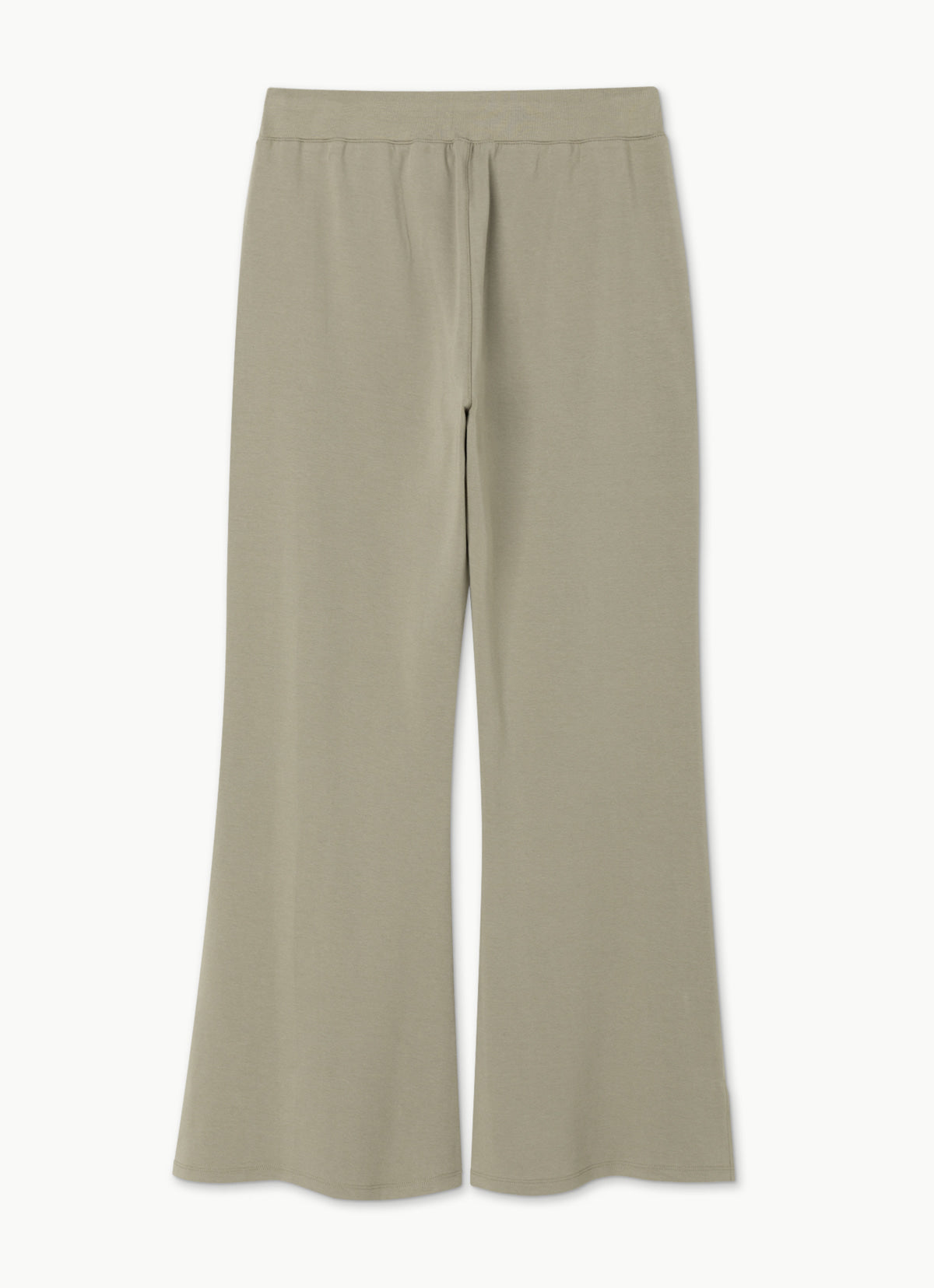 Side slit bootcut pants_Silver Sage