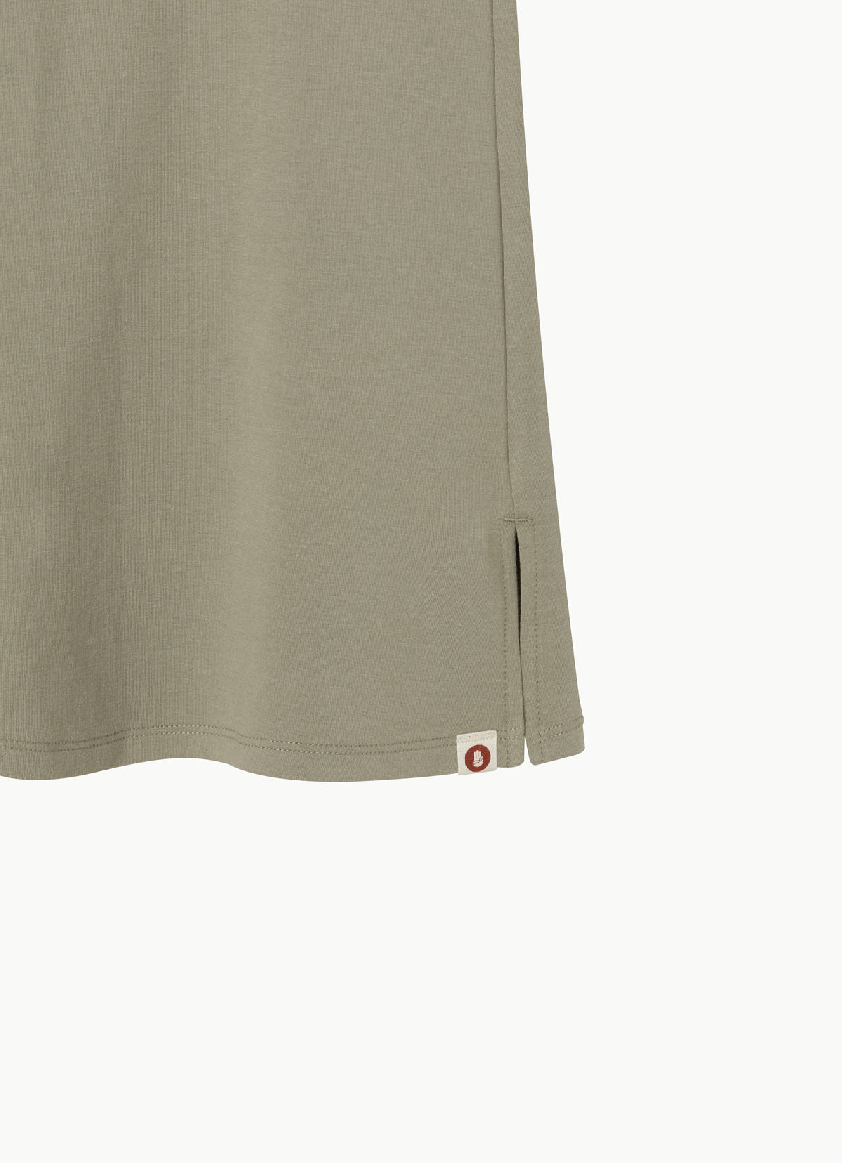 Side slit bootcut pants_Silver Sage