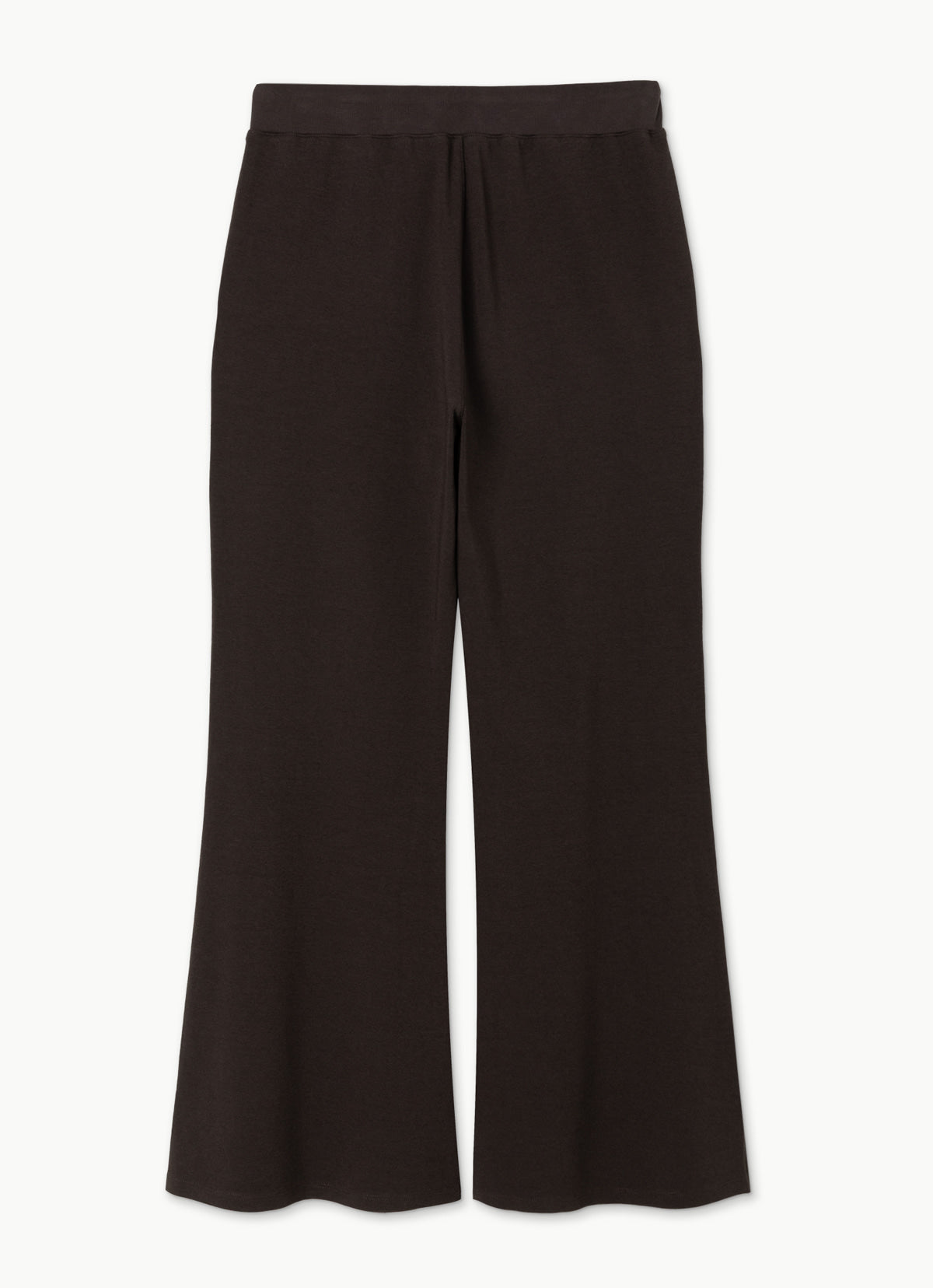 Side slit bootcut pants_Chocolate Plum