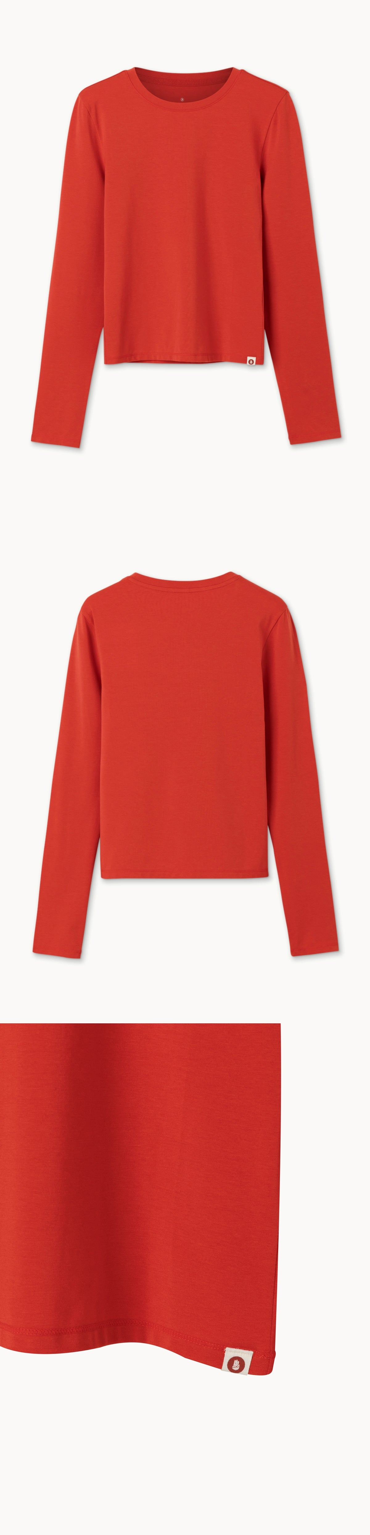 Saddle long sleeve #2_Aura Orange