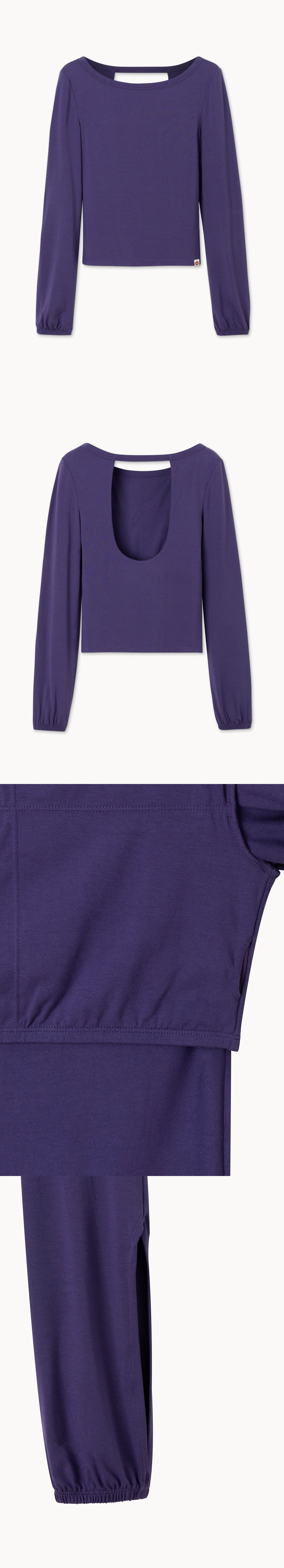 Puff long sleeve_Mulberry Purple