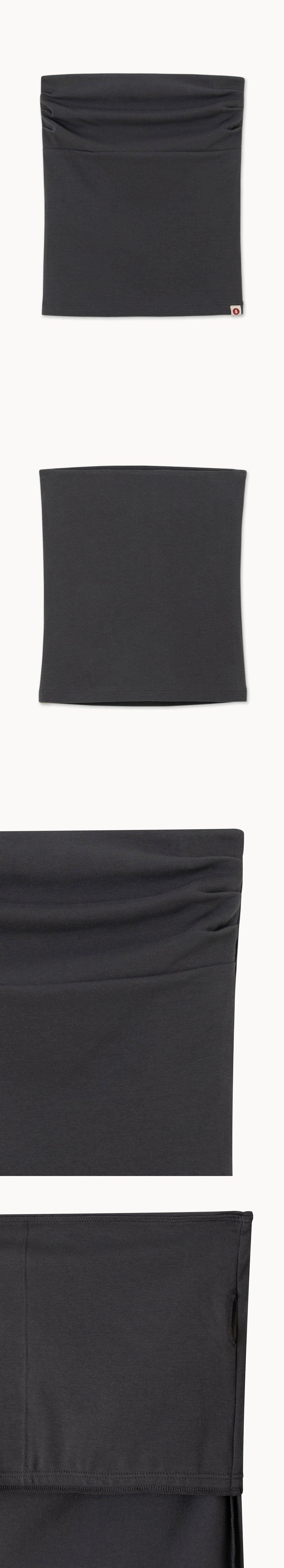 Pleats tube top_Pavement