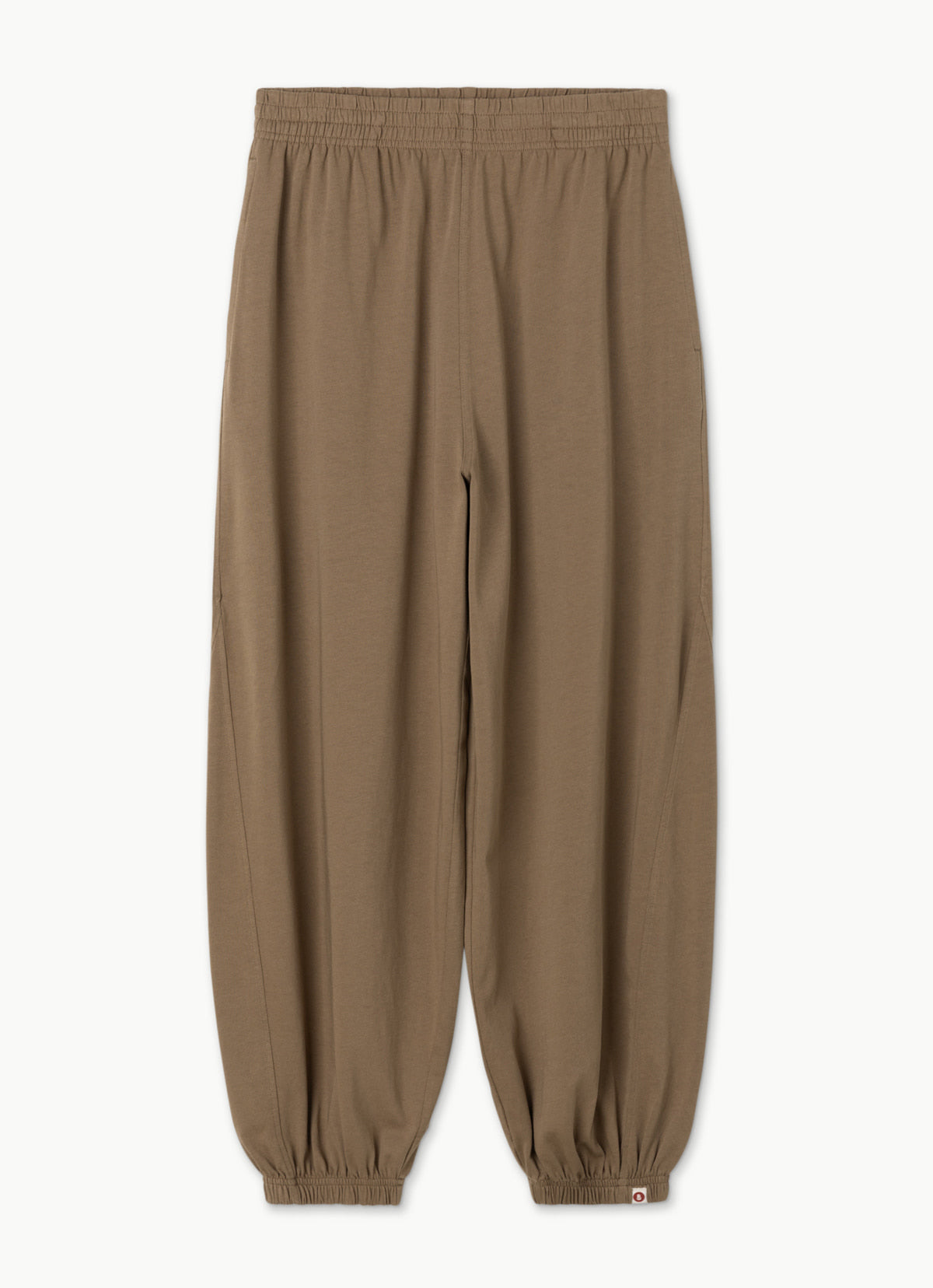 Diagonal jogger pants (Unisex)_Coca Mocha