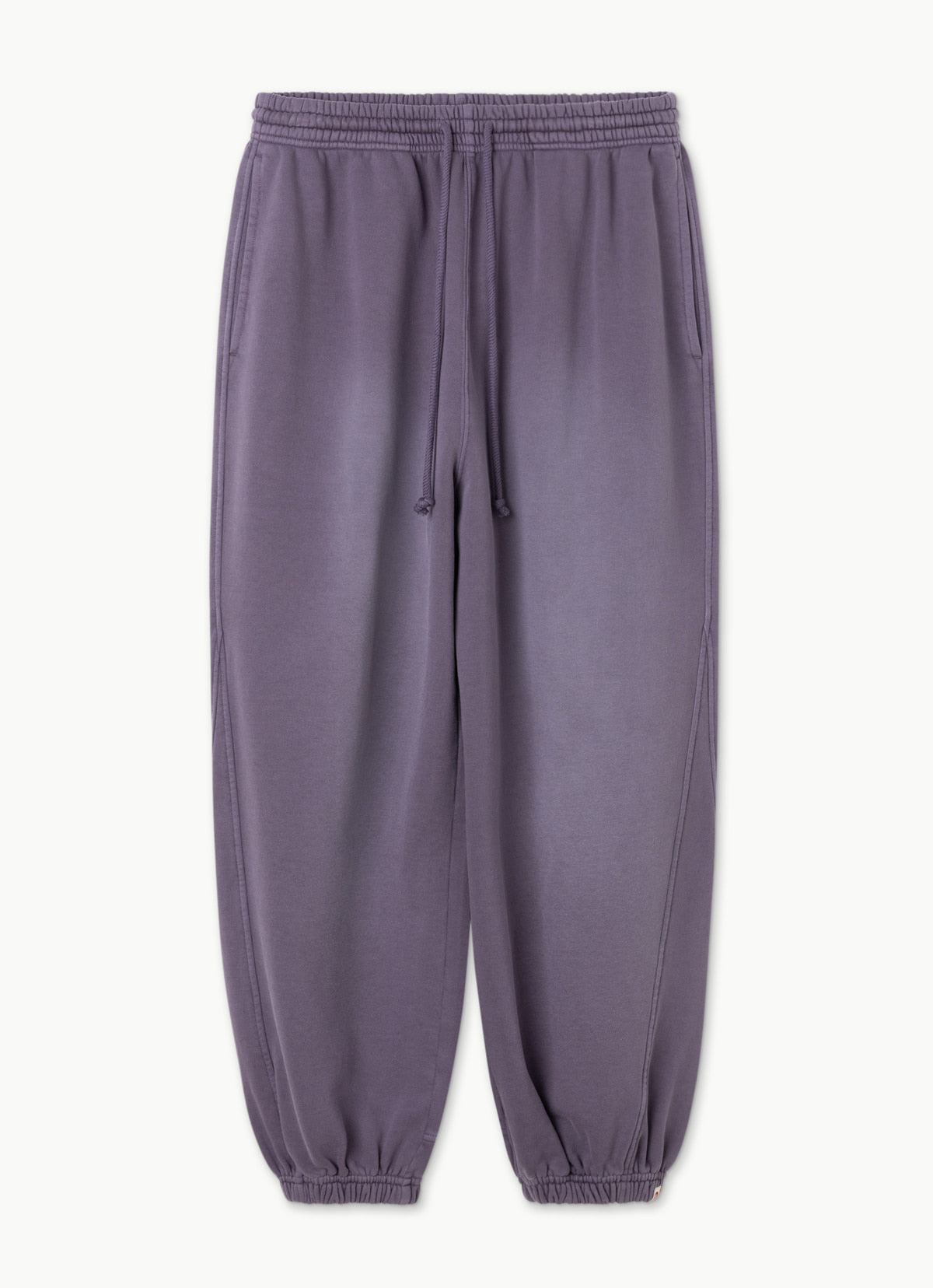 Diagonal jogger pants (Fall ver.)_dyed_Mulberry Purple