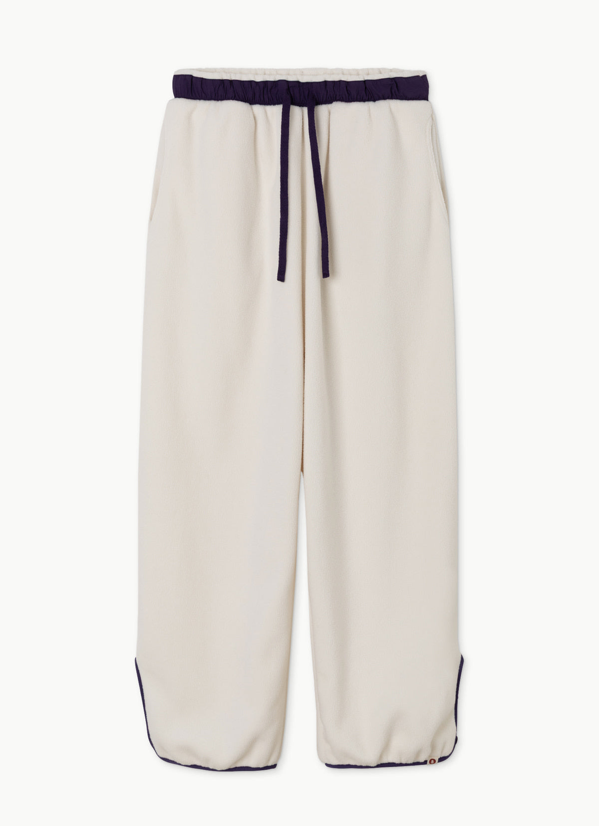 Button fleece pants (Unisex)_Turtledove