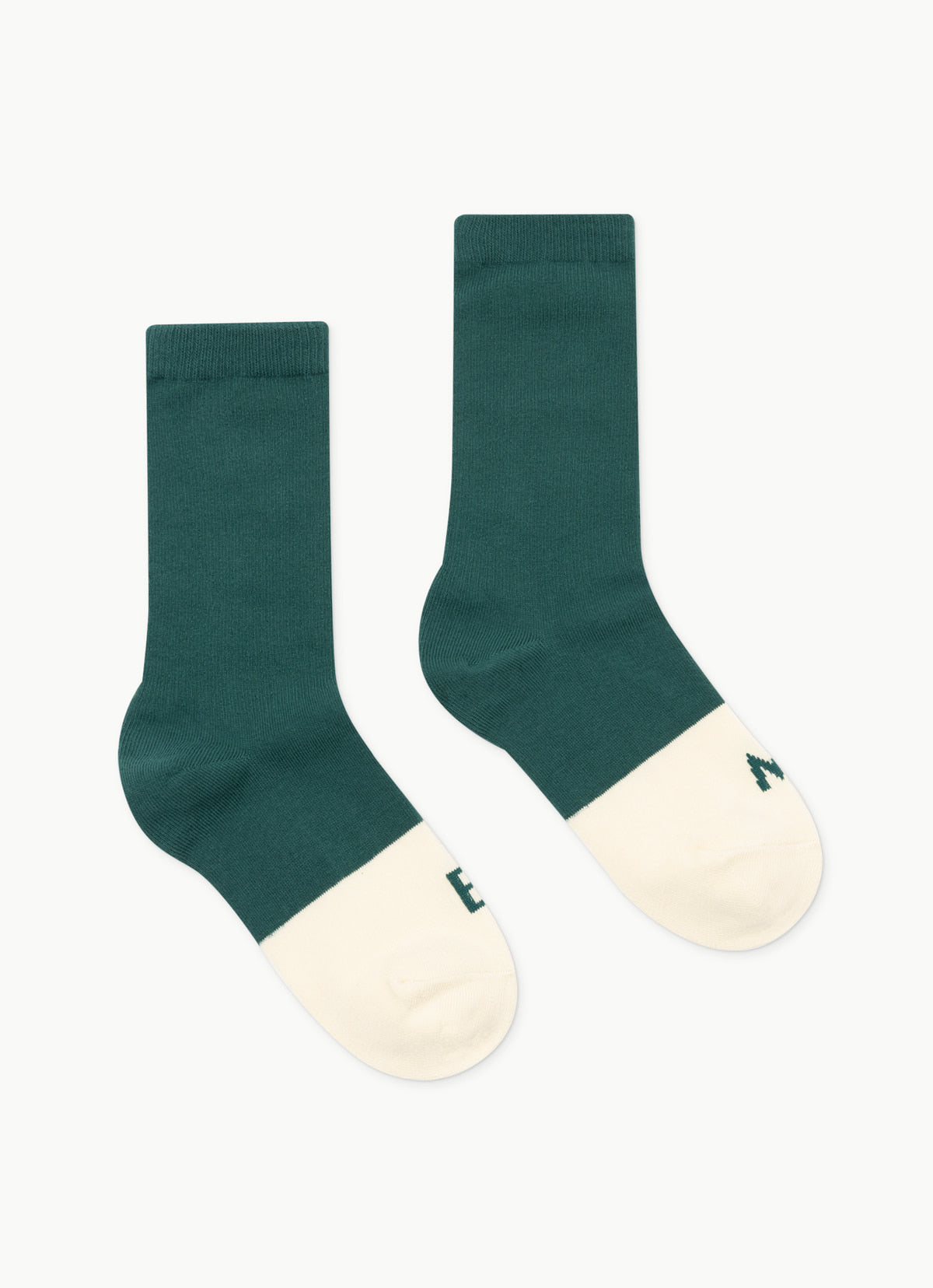 Two-tone ankle socks_Green Multi
