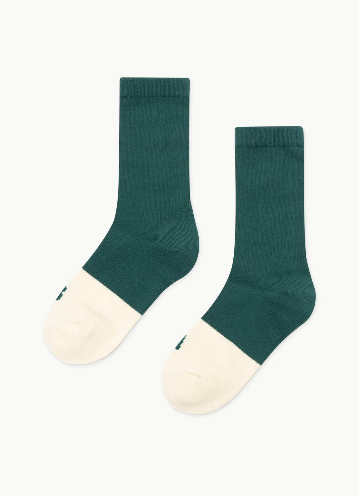 Two-tone ankle socks_Green Multi