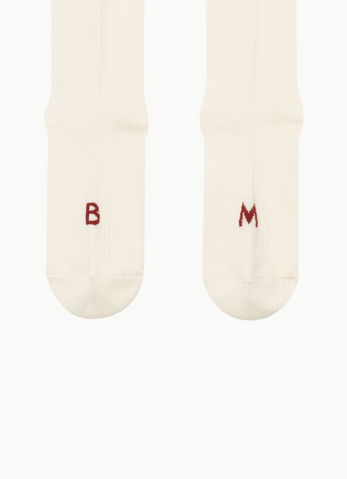 Rib ankle socks_Ivory