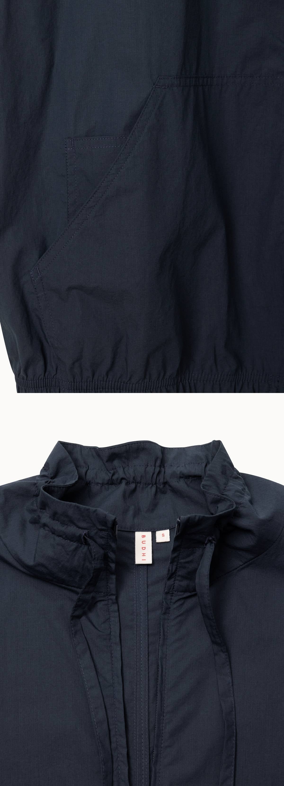 Kabocha zip-up_Navy