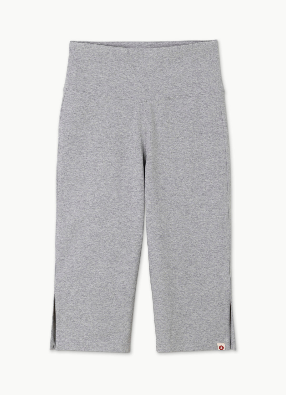Biker middle pants_Dark Melange Grey