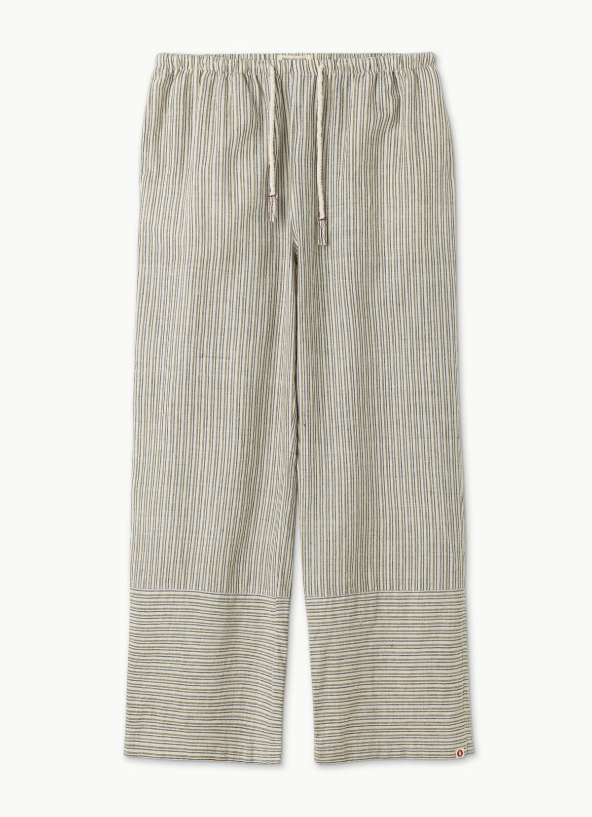 India string block pants_Beige Multi