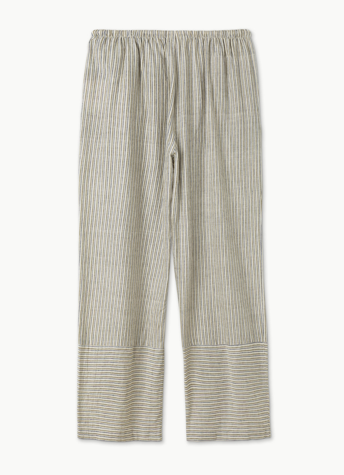 India string block pants_Beige Multi