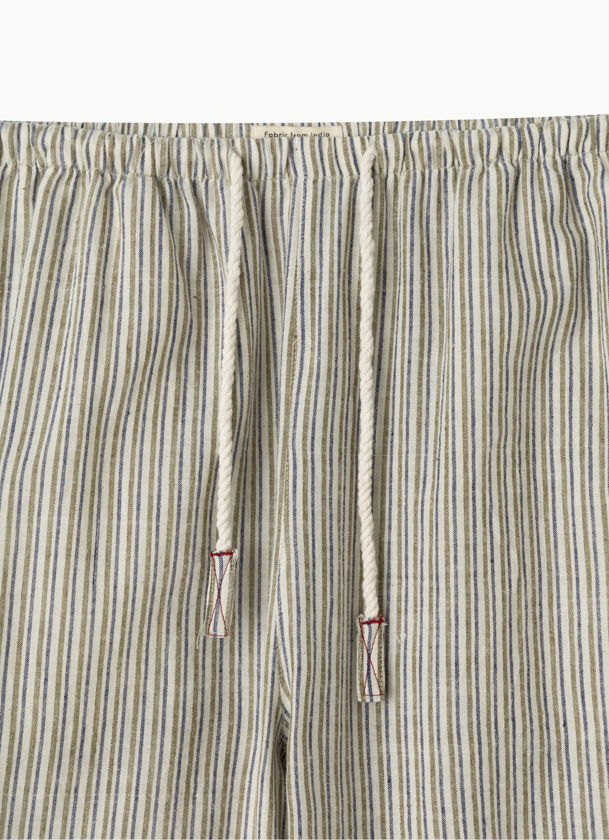 India string block pants_Beige Multi