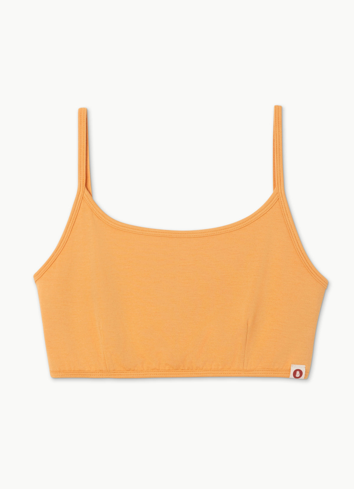 Tri hole bra top_Marigold