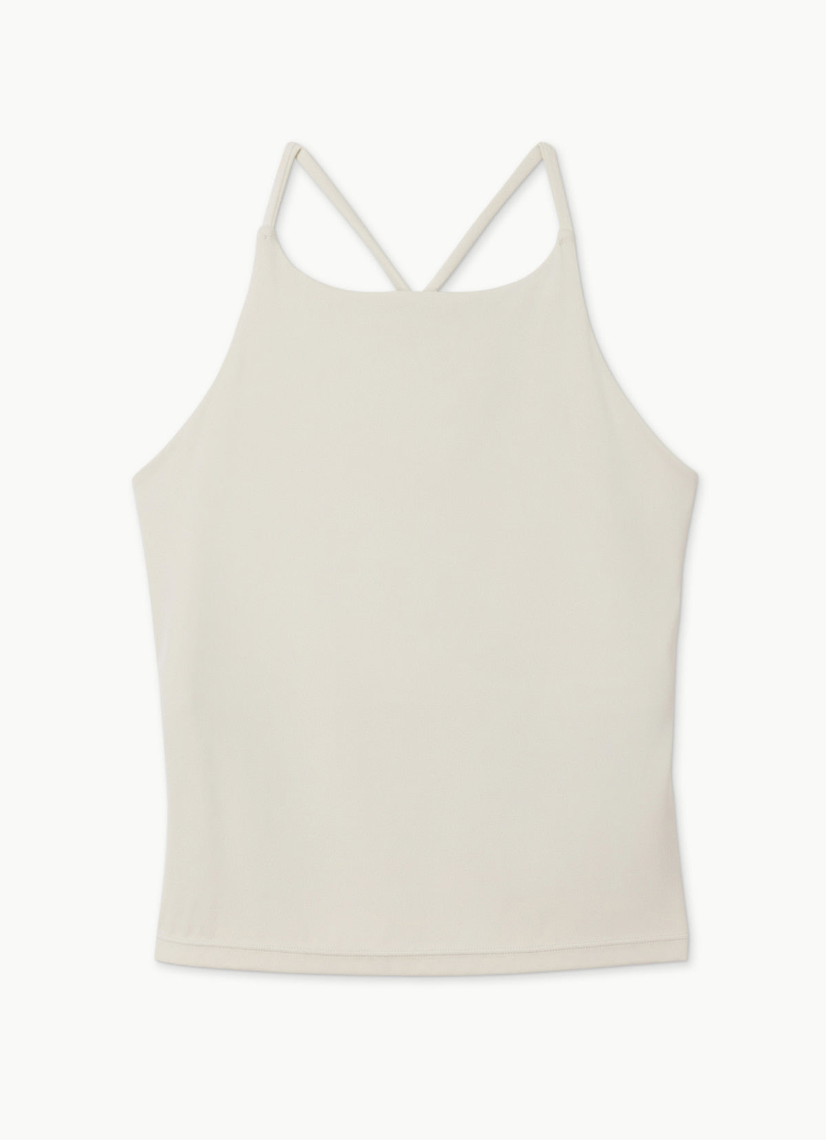 [Movement Line] Triangle tank top_Light Gray