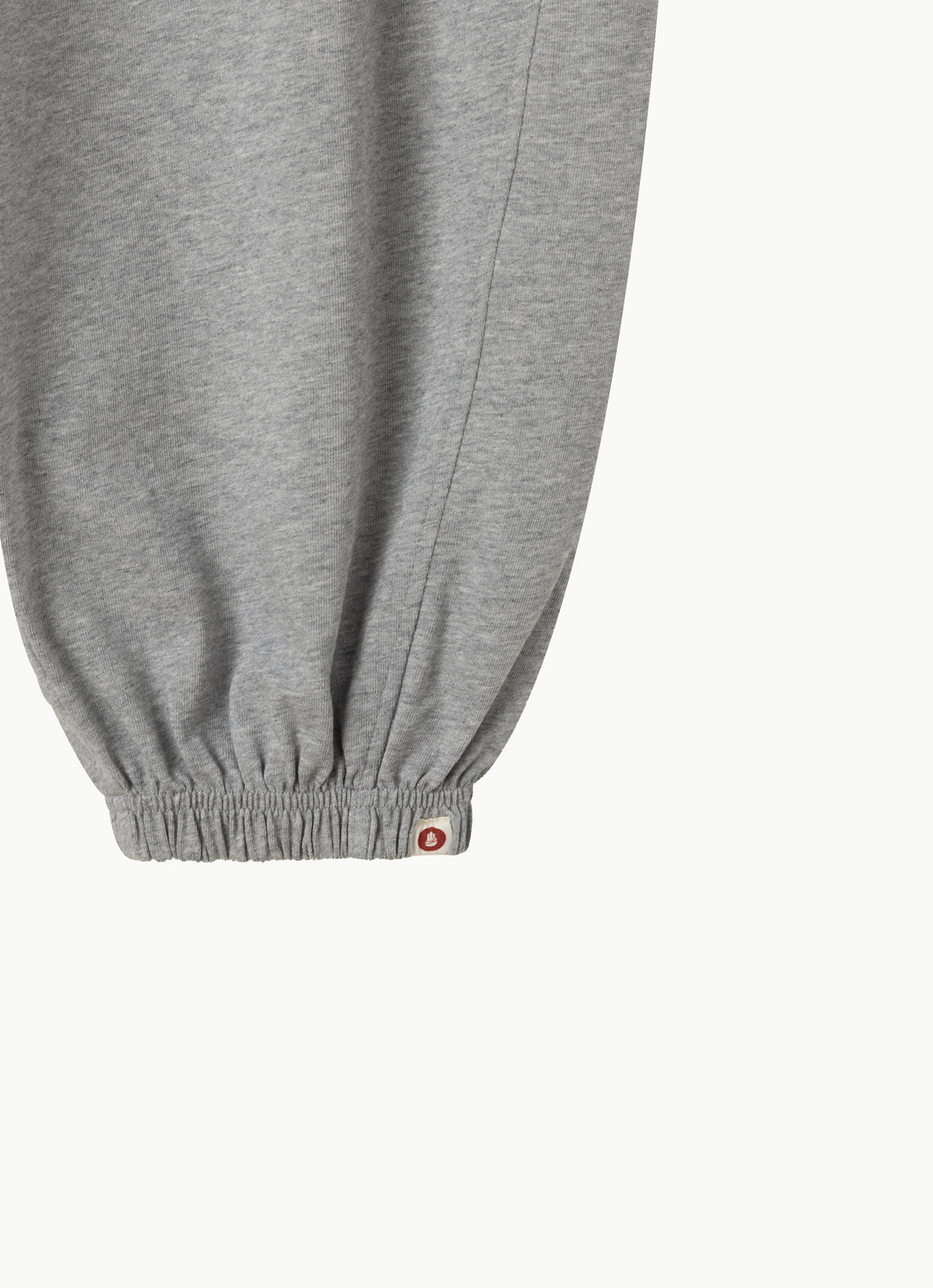 Diagonal jogger pants (Unisex)_Dark Melange Grey
