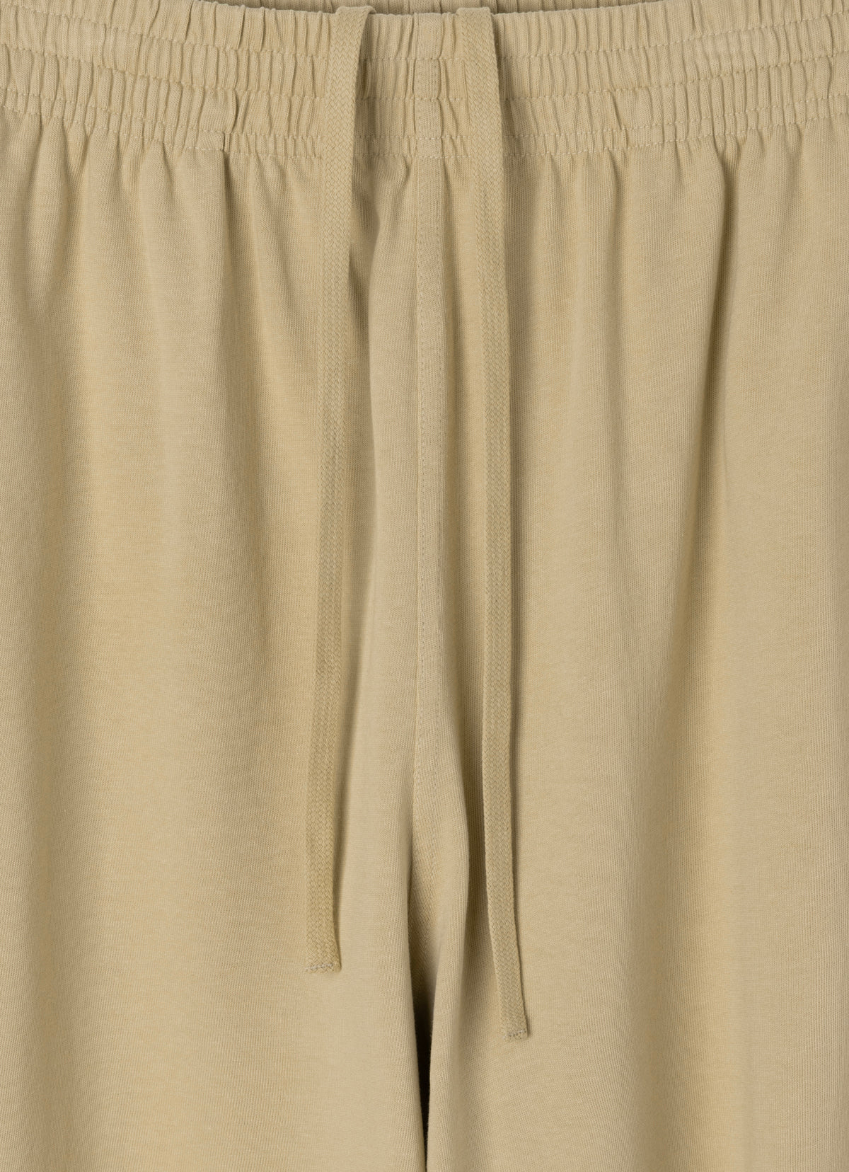 Diagonal jogger pants (Unisex)_Pale Khaki