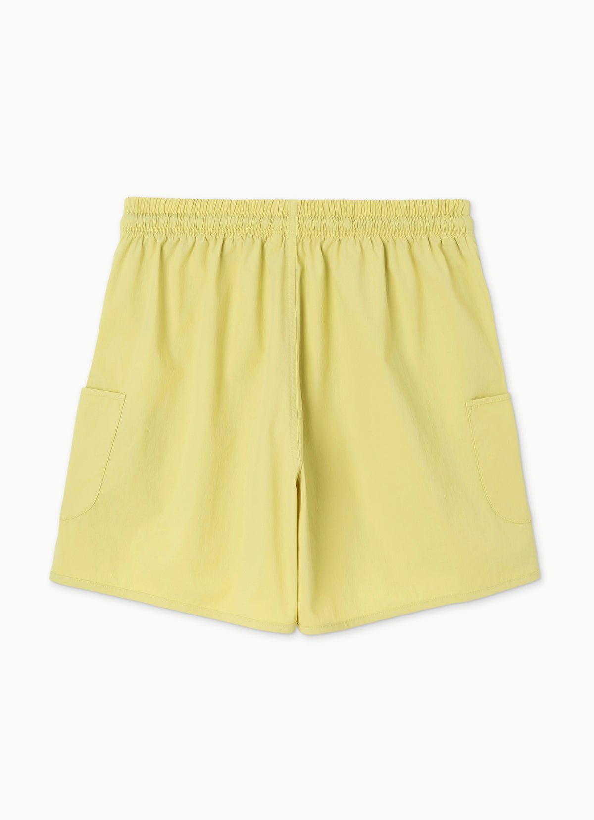 Pocket wide shorts (Unisex)_Muted Lime