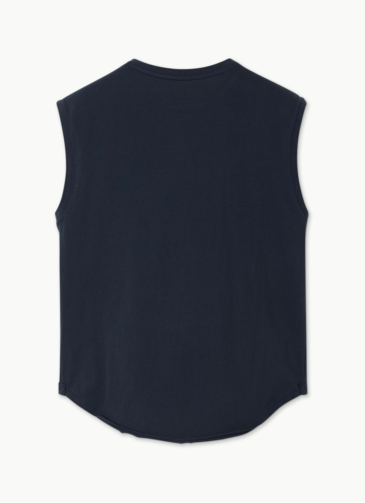 Simple round sleeveless (Unisex)_Blueberry