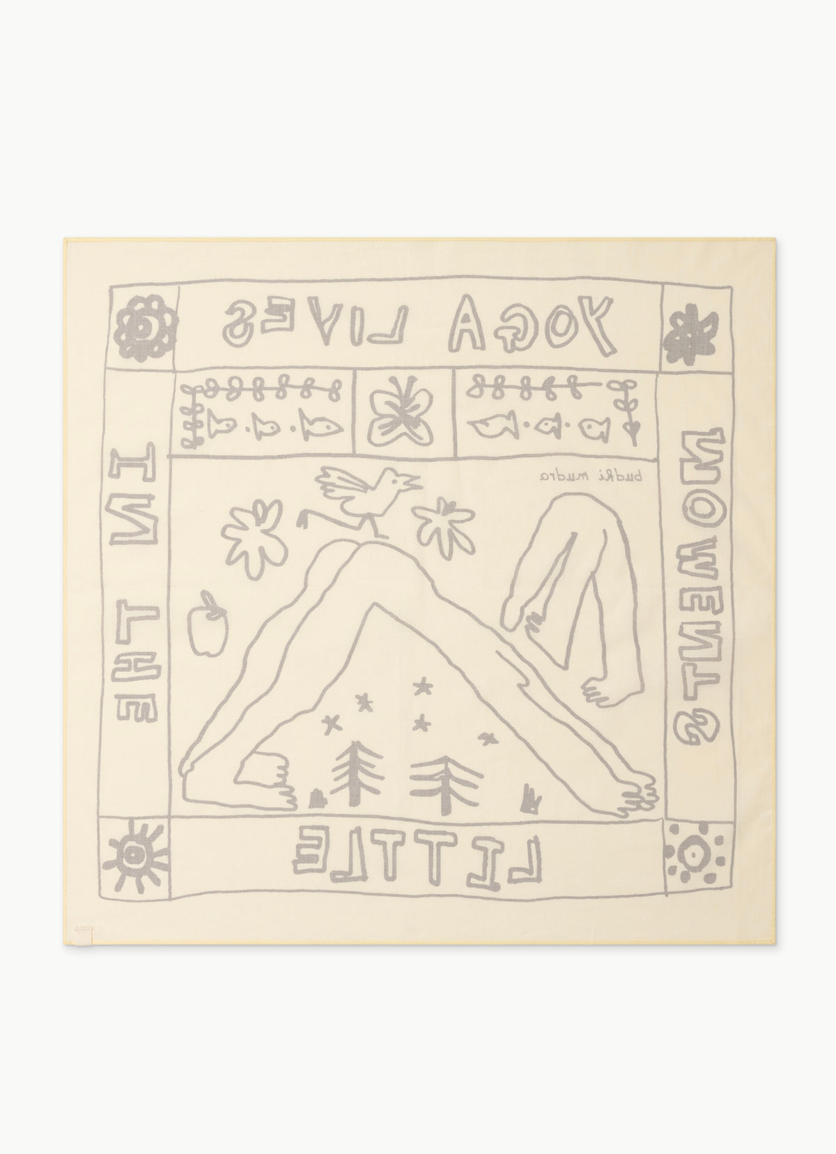 BM yoga bandana_Yellow
