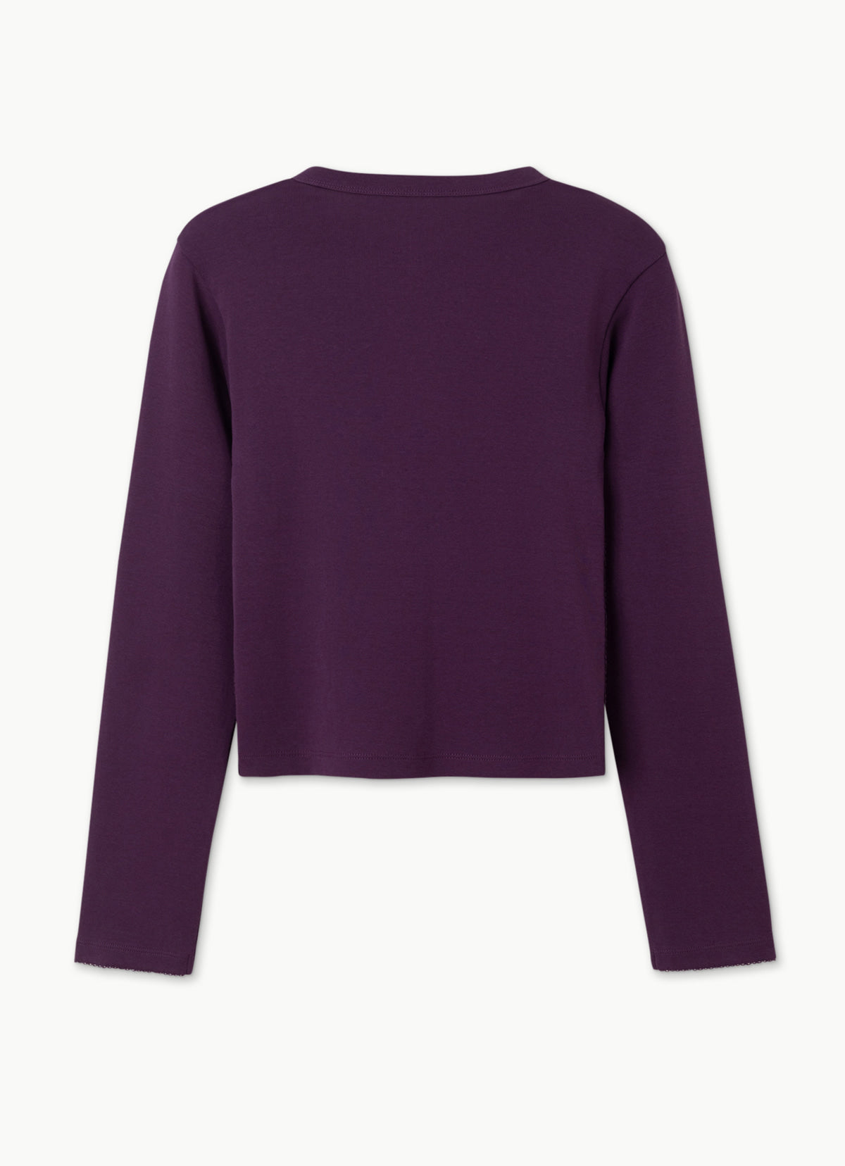 Essential cardigan_Deep Purple