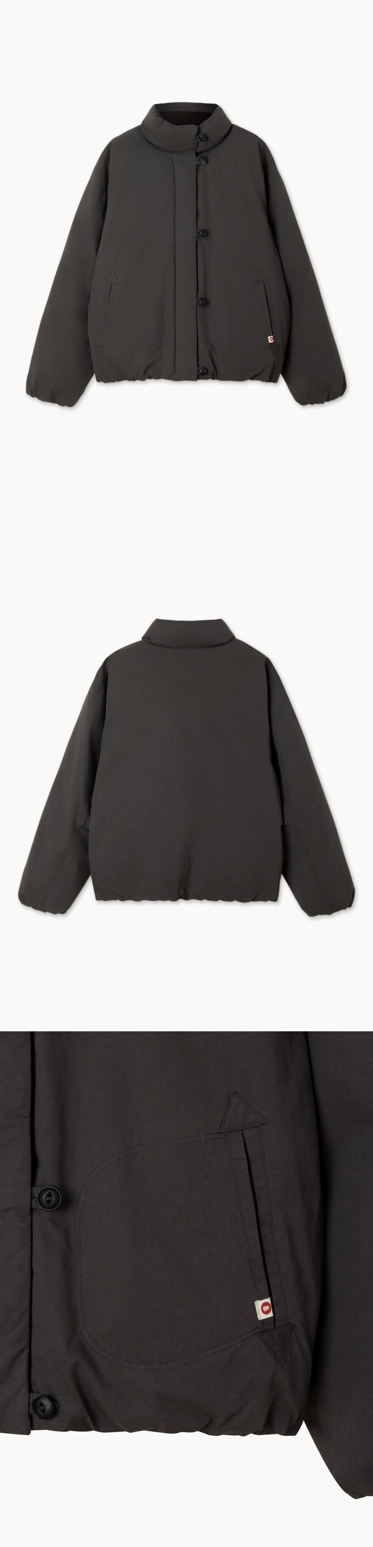 Vayu padded jacket_Charcoal