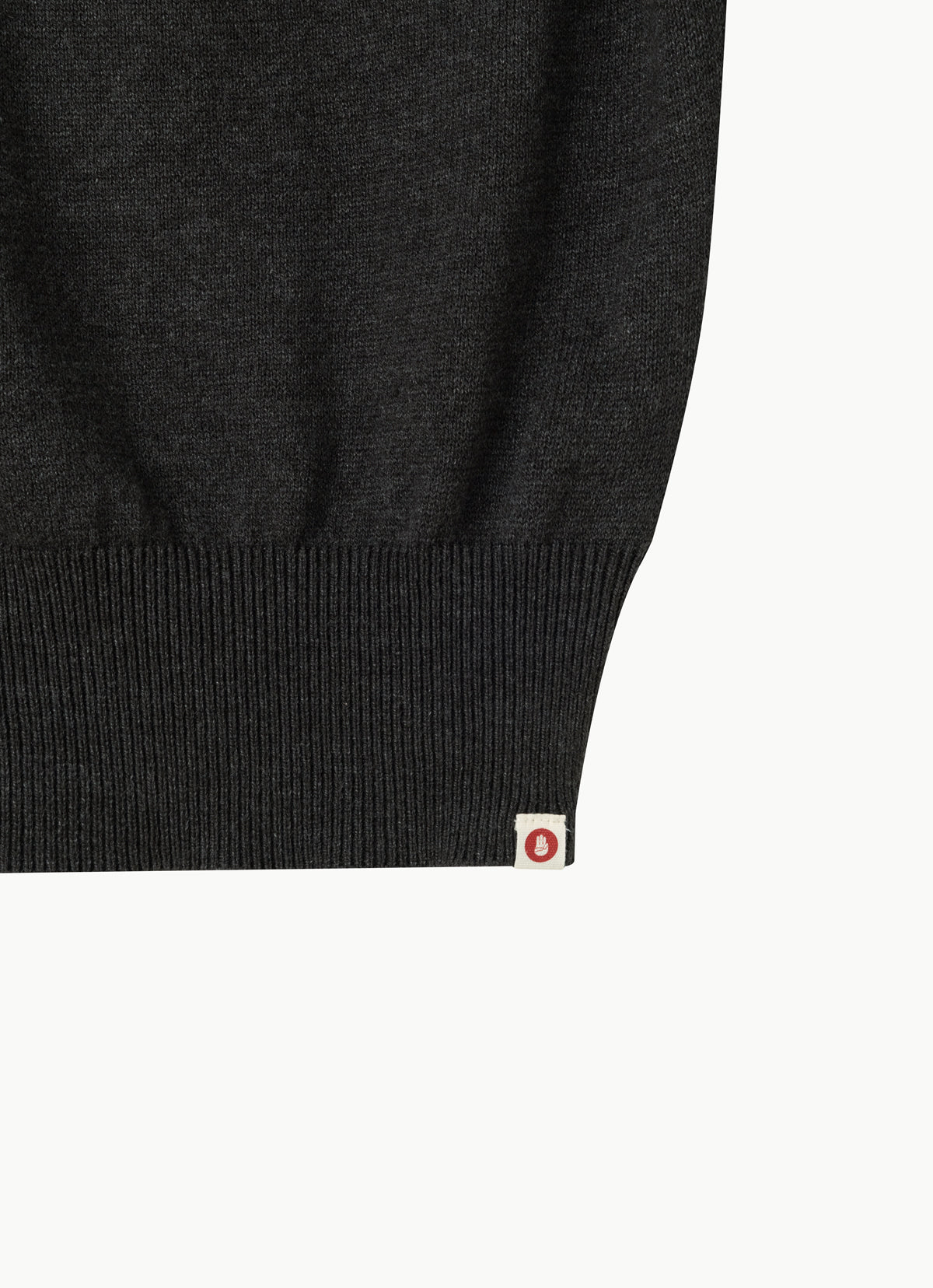 Foveo overlap pullover_Dark Melange Grey