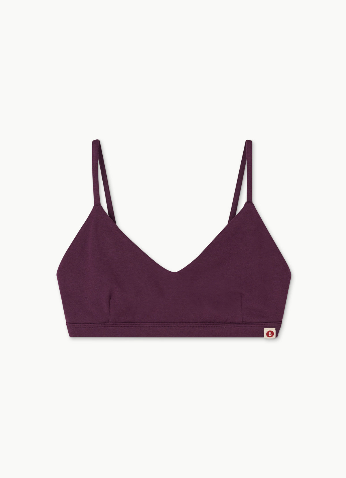 One-tone bra top_Prune Purple