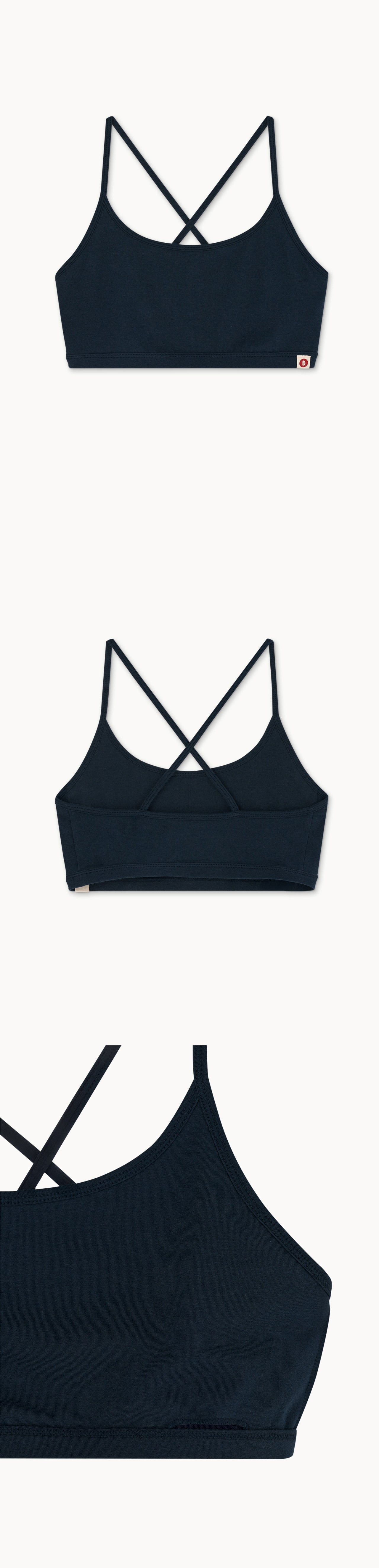Comfort bra top_Carbon