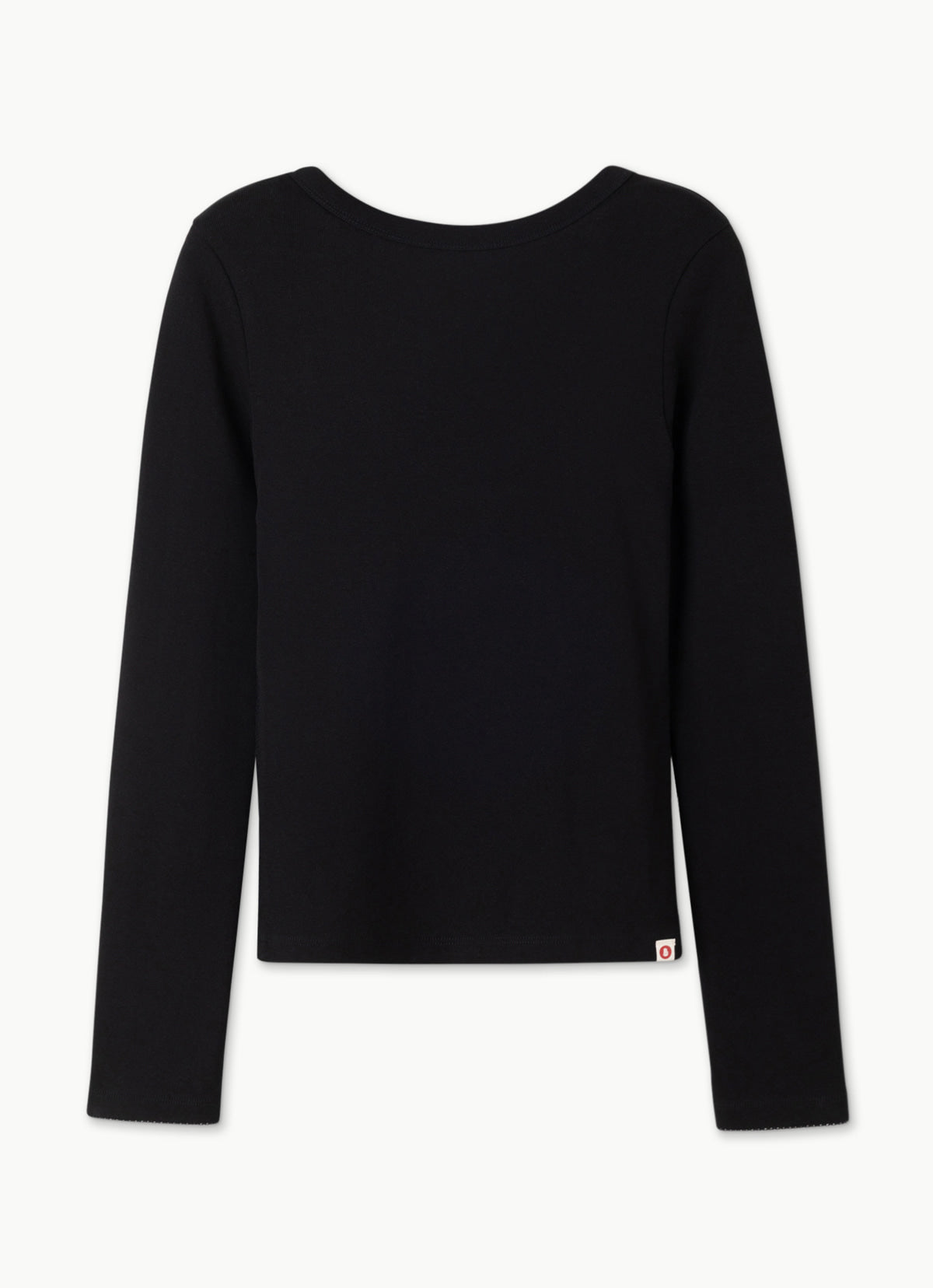 Essential scoop long sleeve_Black
