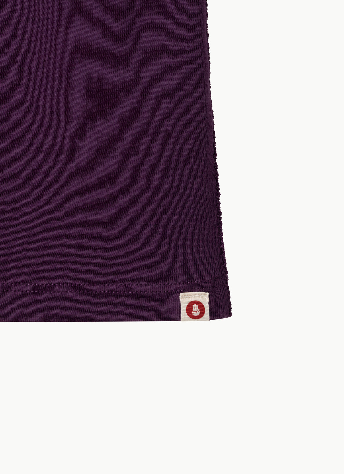 Essential scoop long sleeve_Deep Purple