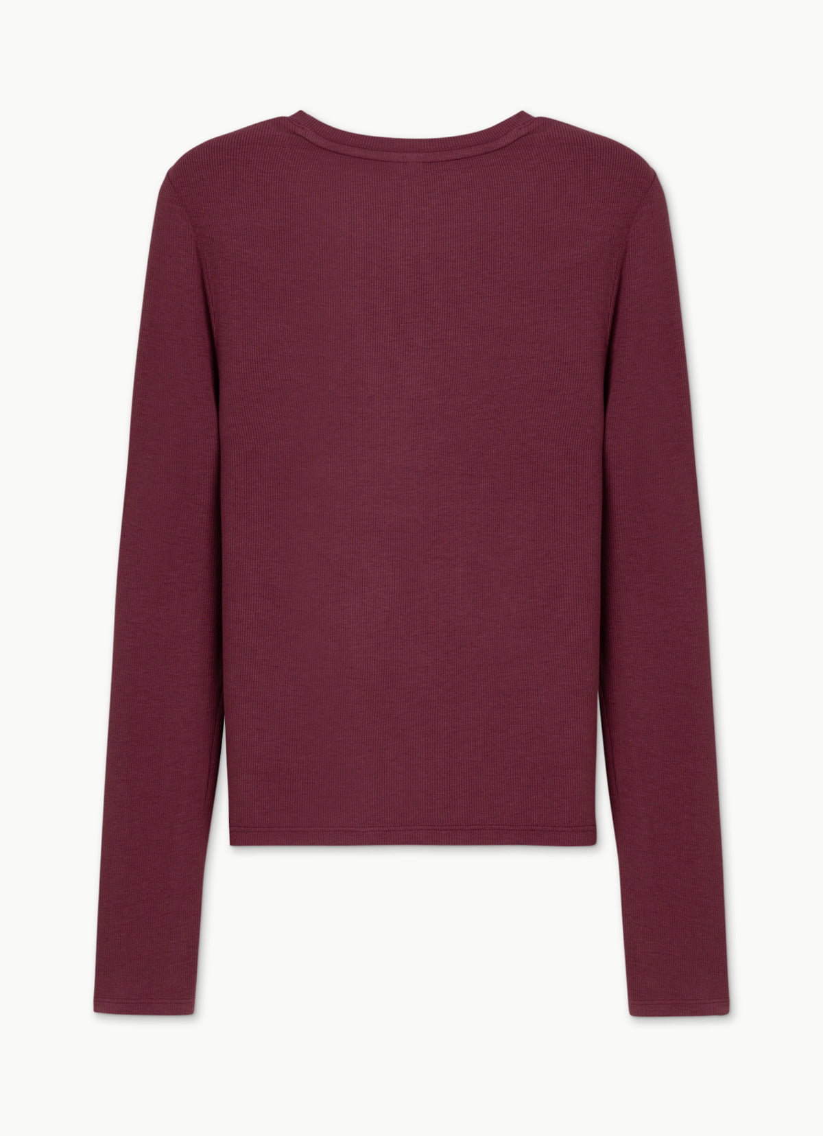 Easy long sleeve_Cordovan