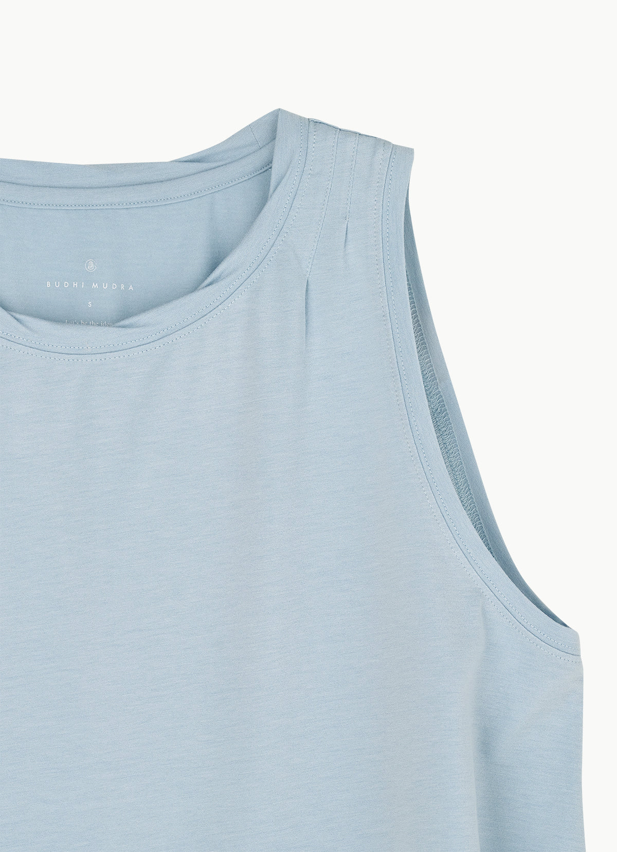 [Movement Line] Pleats cover top_Niagara Mist