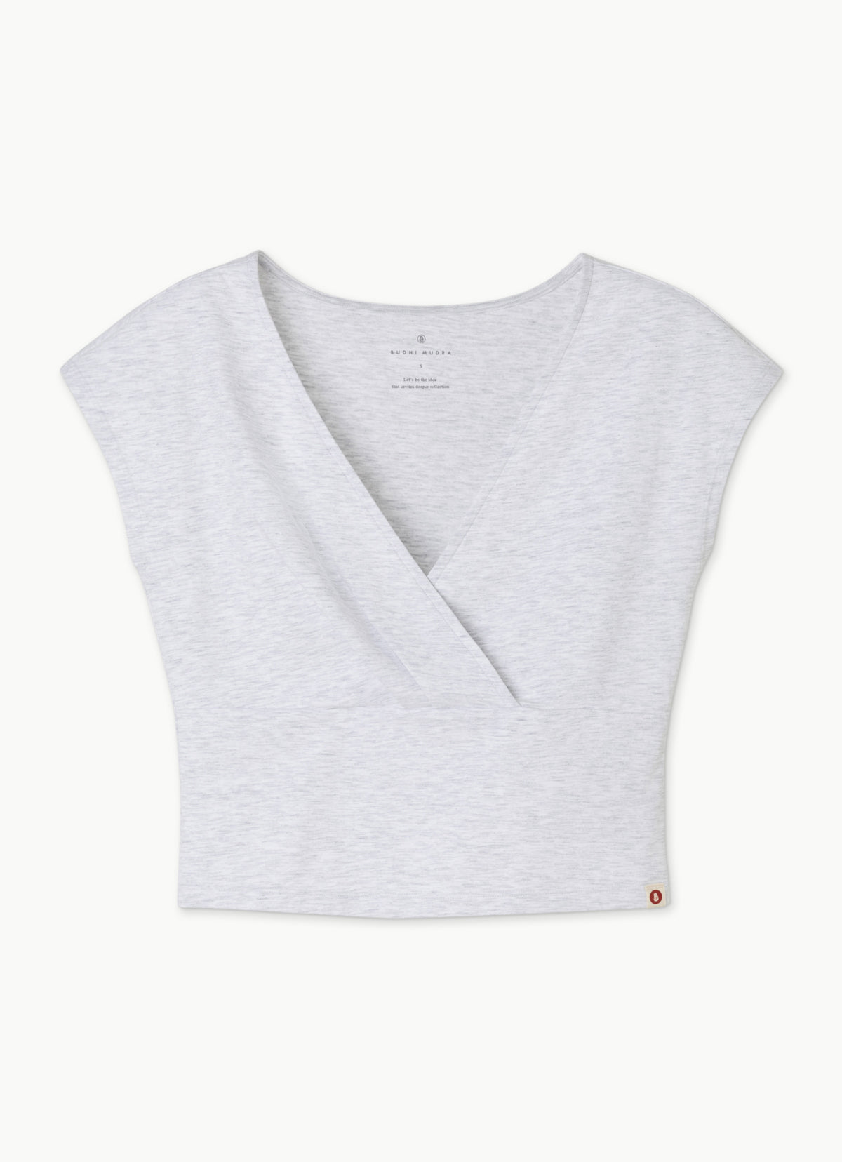 Fortune short sleeve_Melange Grey