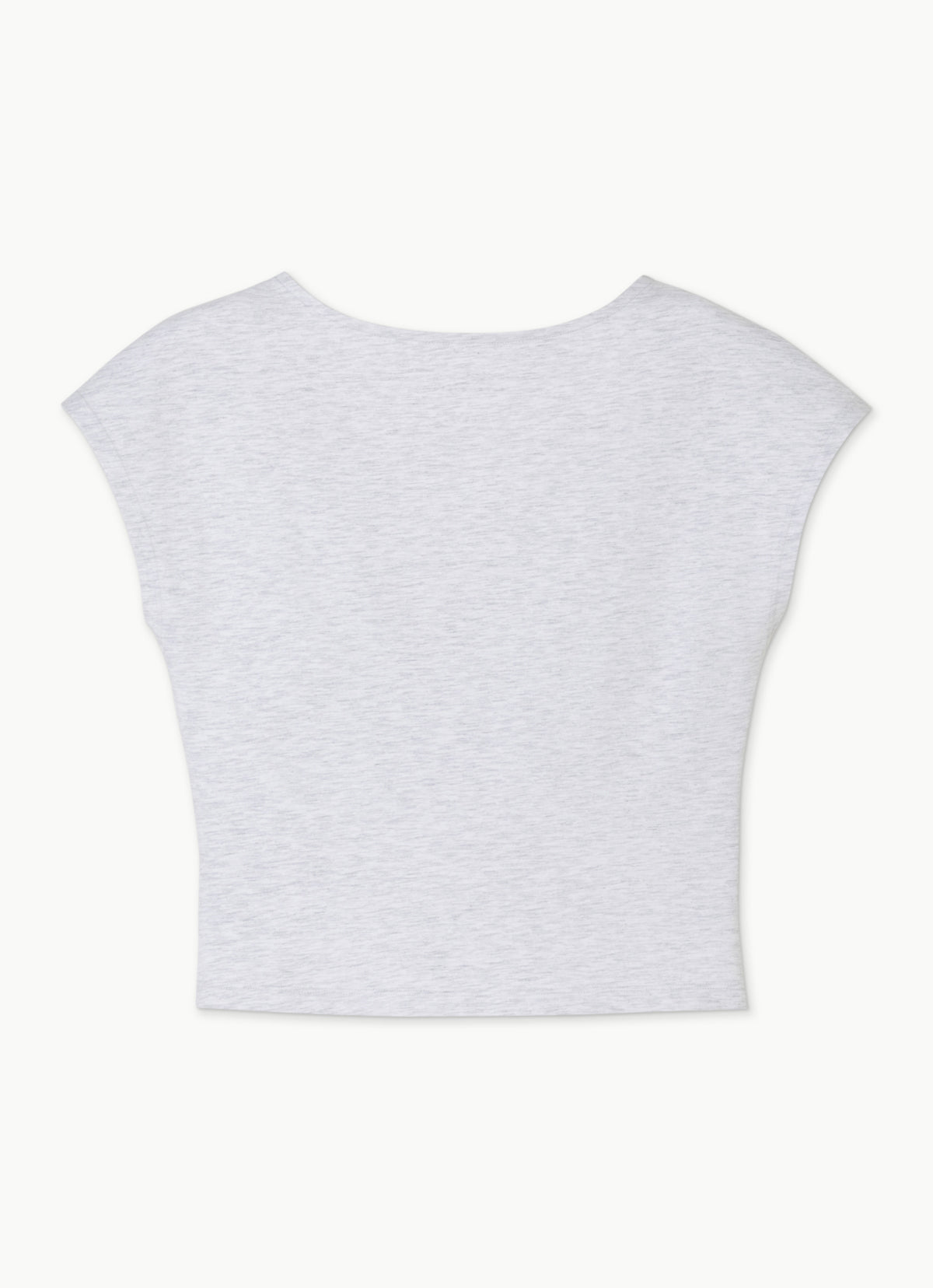 Fortune short sleeve_Melange Grey