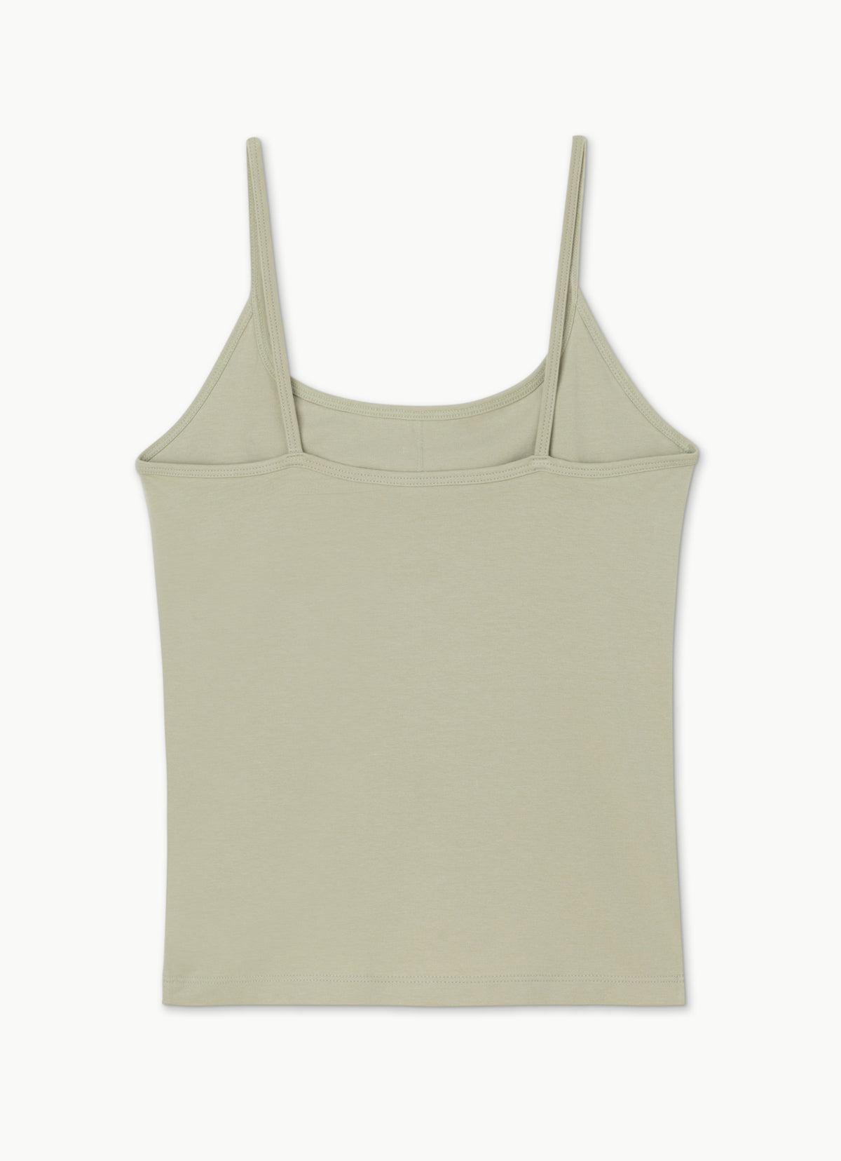 Carrie tank top (Cotton ver.)_Moss Gray