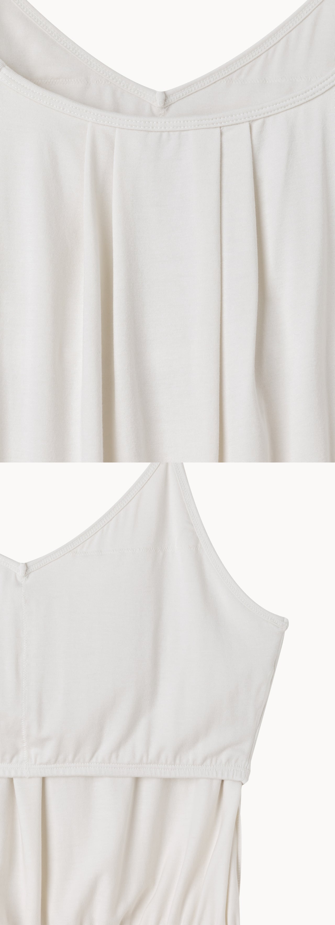 Pleats shirring sleeveless_Tofu