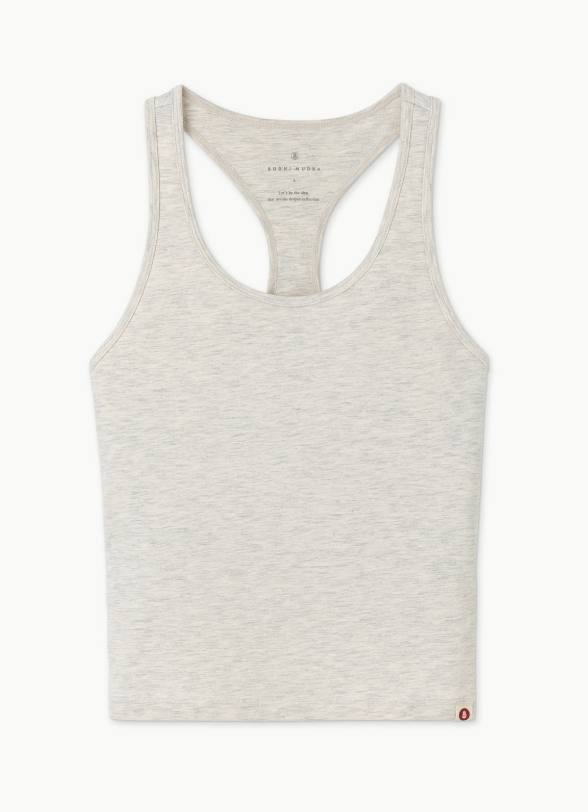 Jaya tank top (long ver.)_Oatmeal Melange