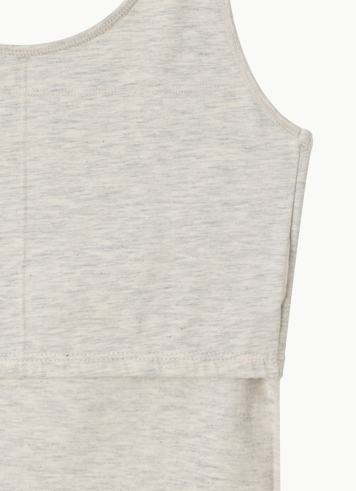 Jaya tank top (long ver.)_Oatmeal Melange