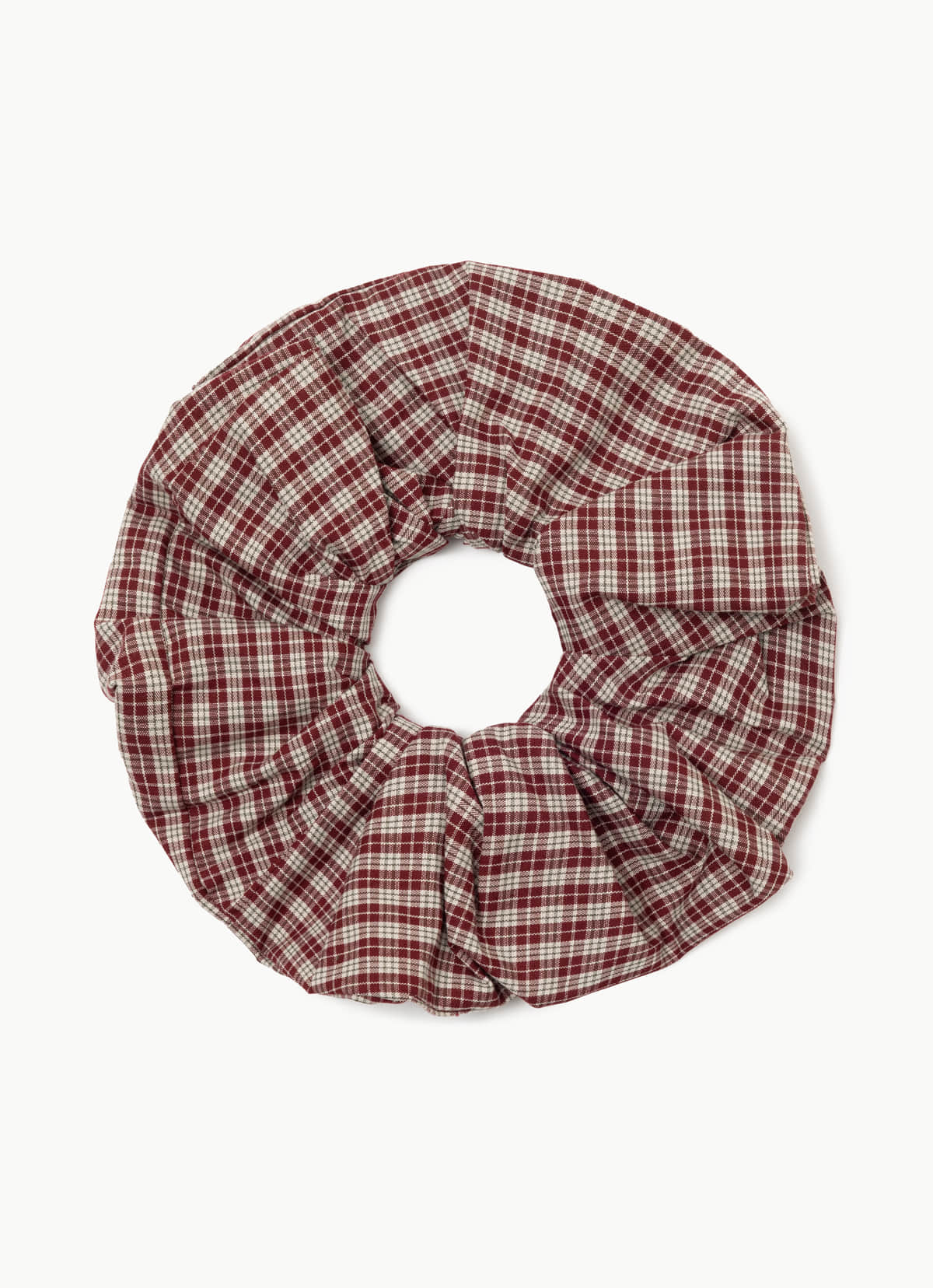BM wide scrunchie #2_Red Multi