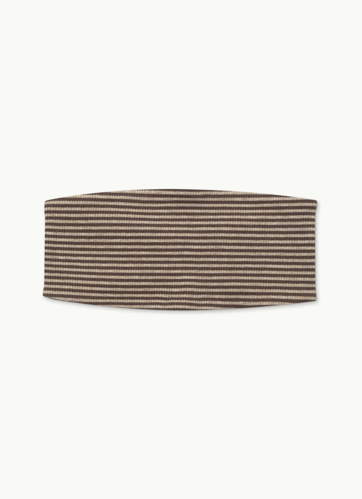 BM rib head band (stripe ver.)_Brown Multi