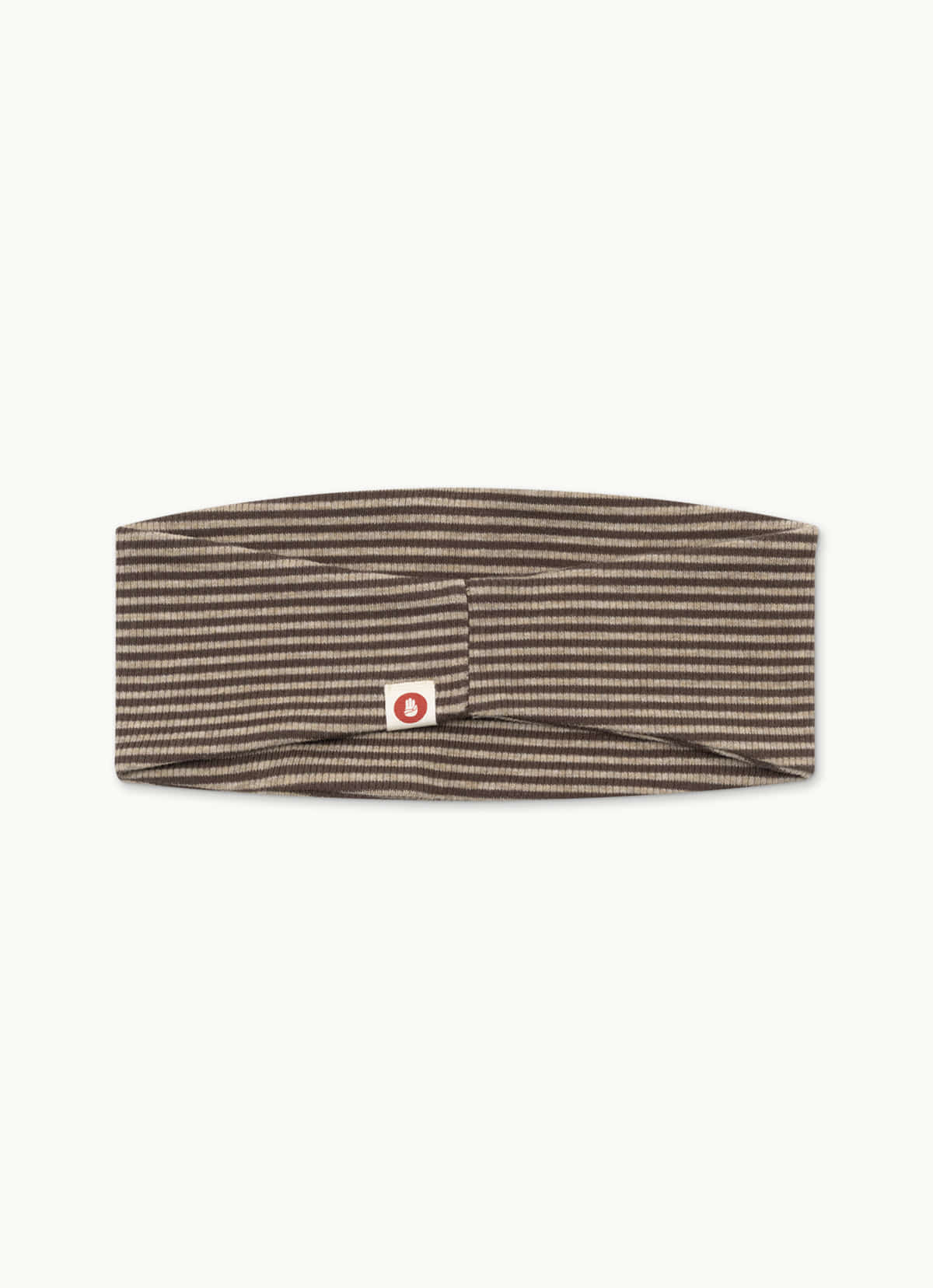 BM rib head band (stripe ver.)_Brown Multi