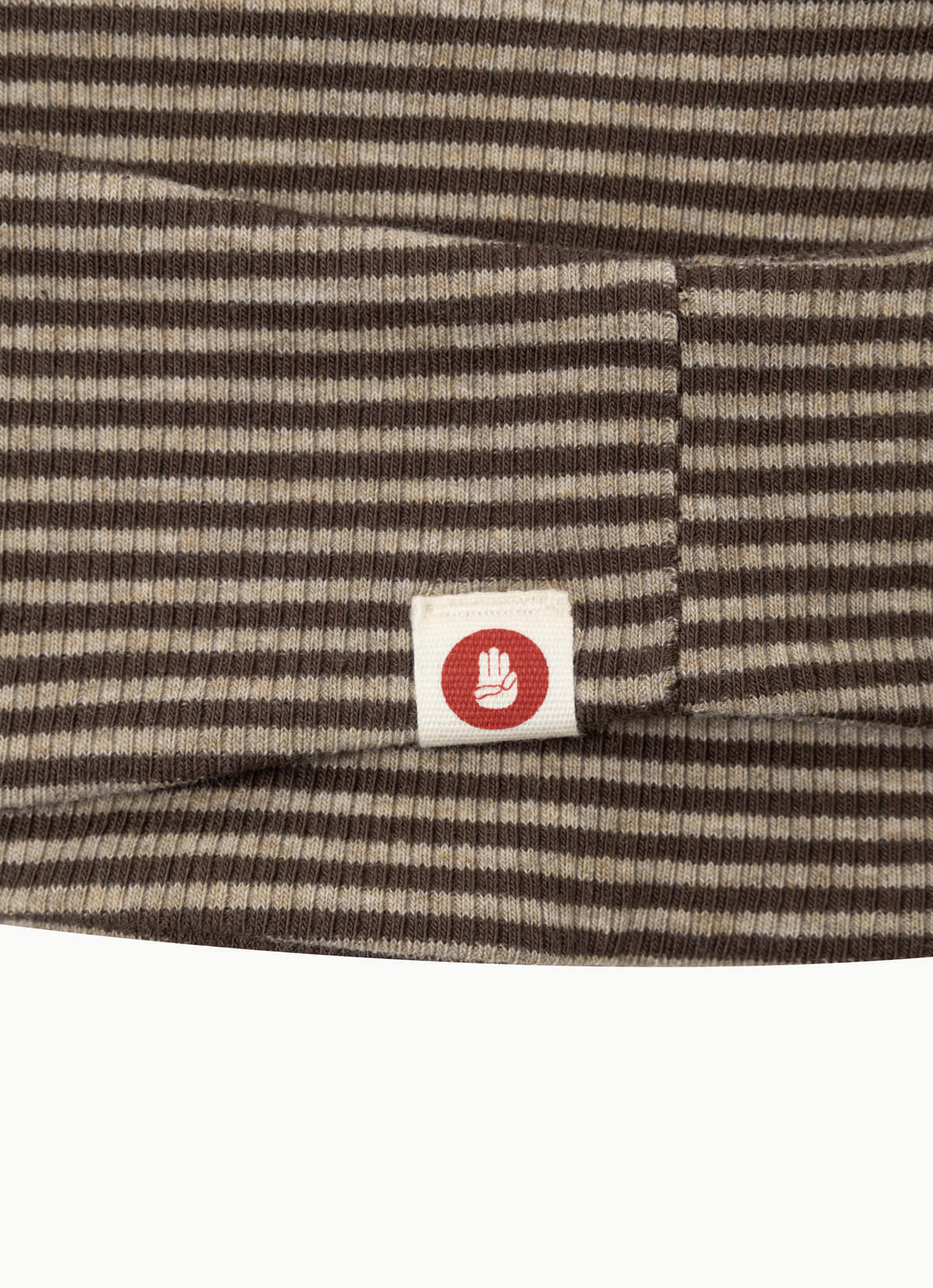 BM rib head band (stripe ver.)_Brown Multi