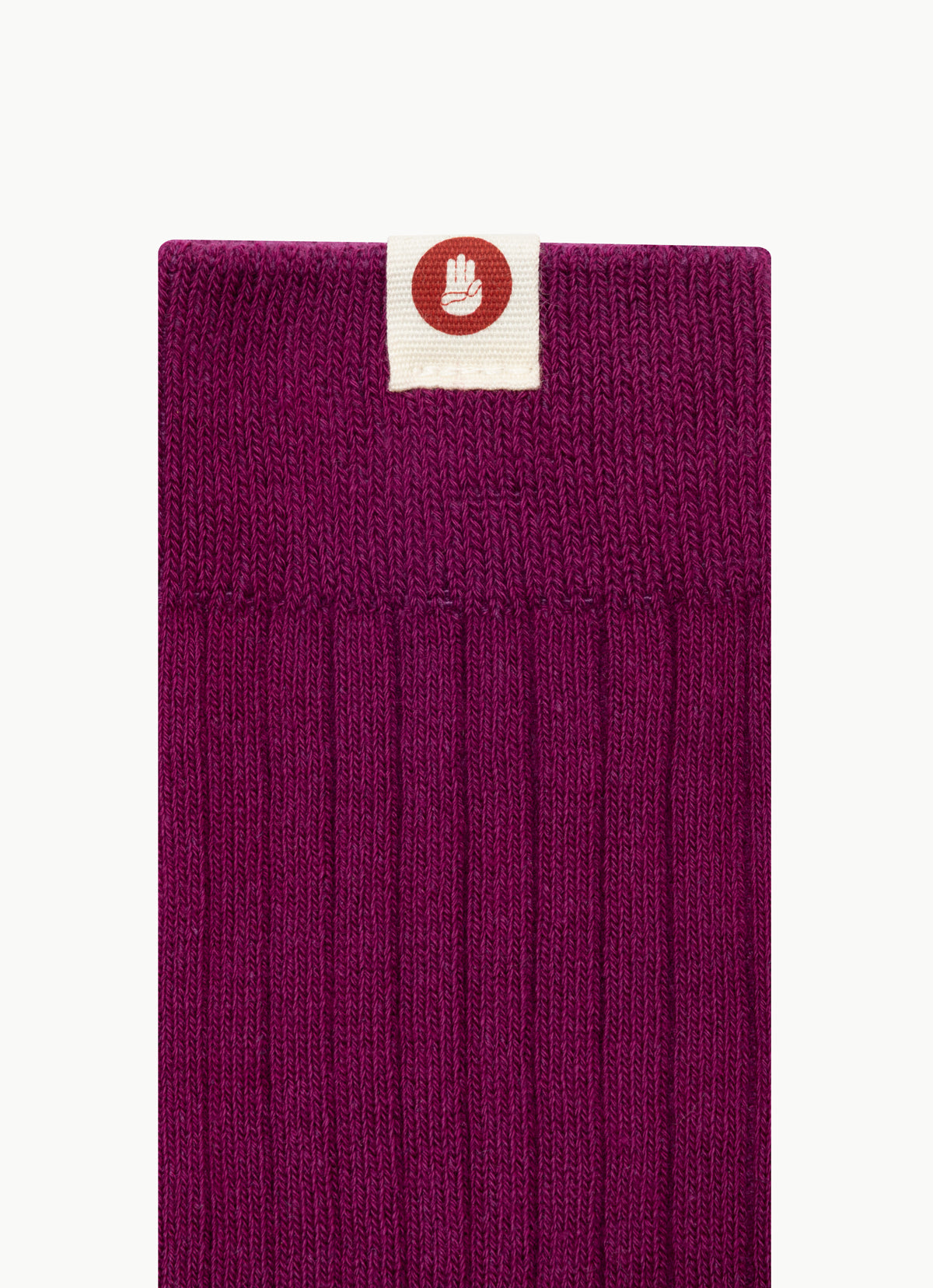 Wide rib ankle socks_Windsor Wine