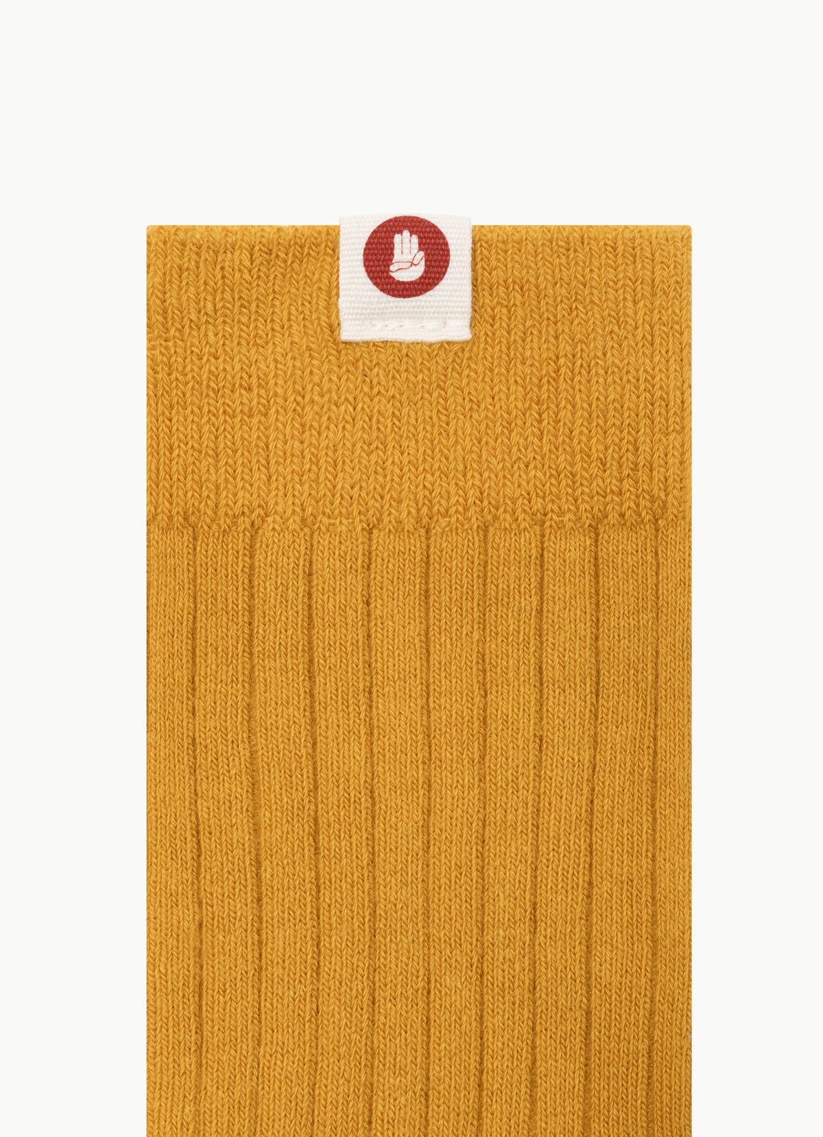 Wide rib ankle socks_Honey Mustard