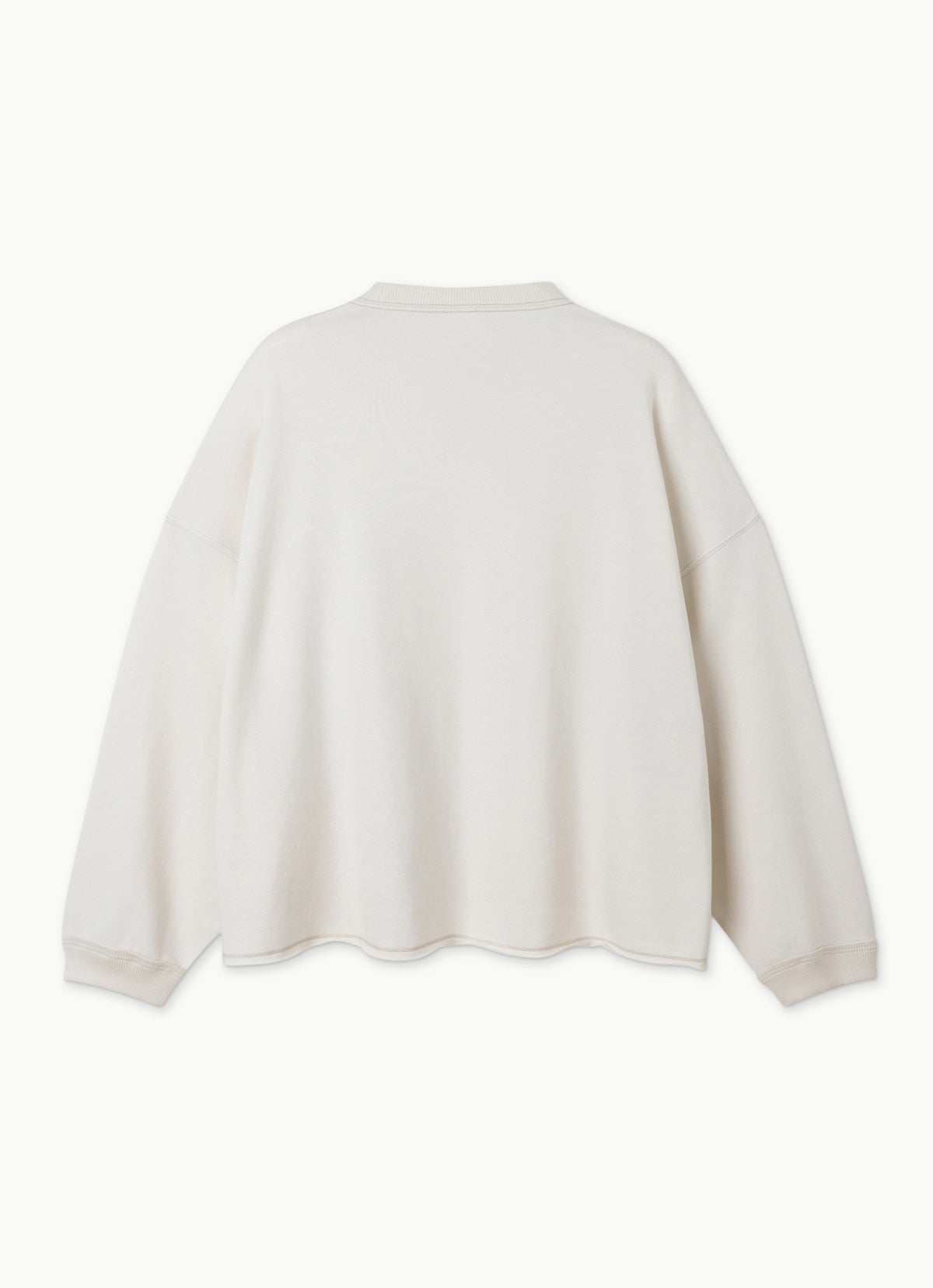 BM logo sweat top (Unisex)_Tofu