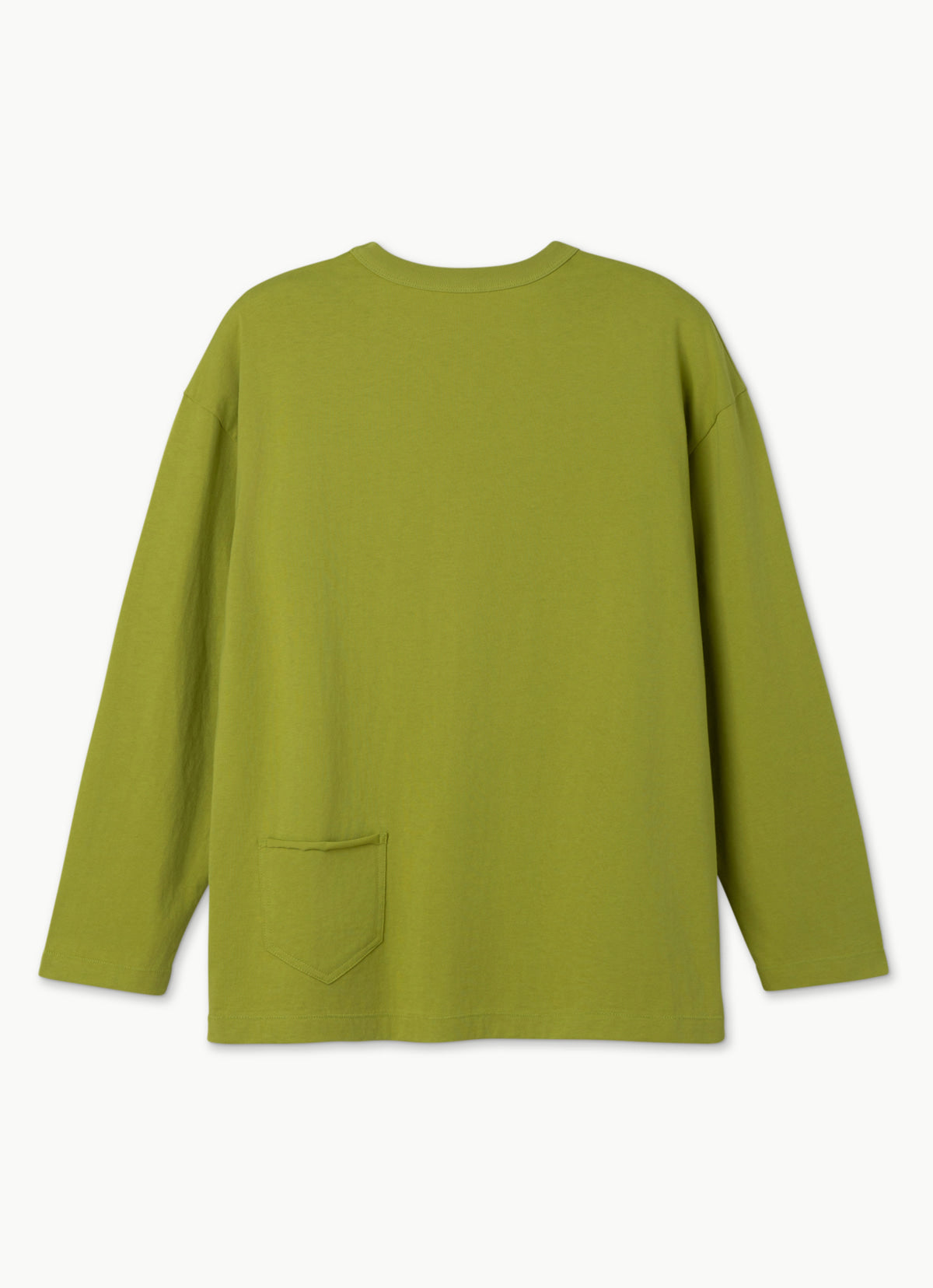 Small pocket long sleeve (Unisex)_Split Pea