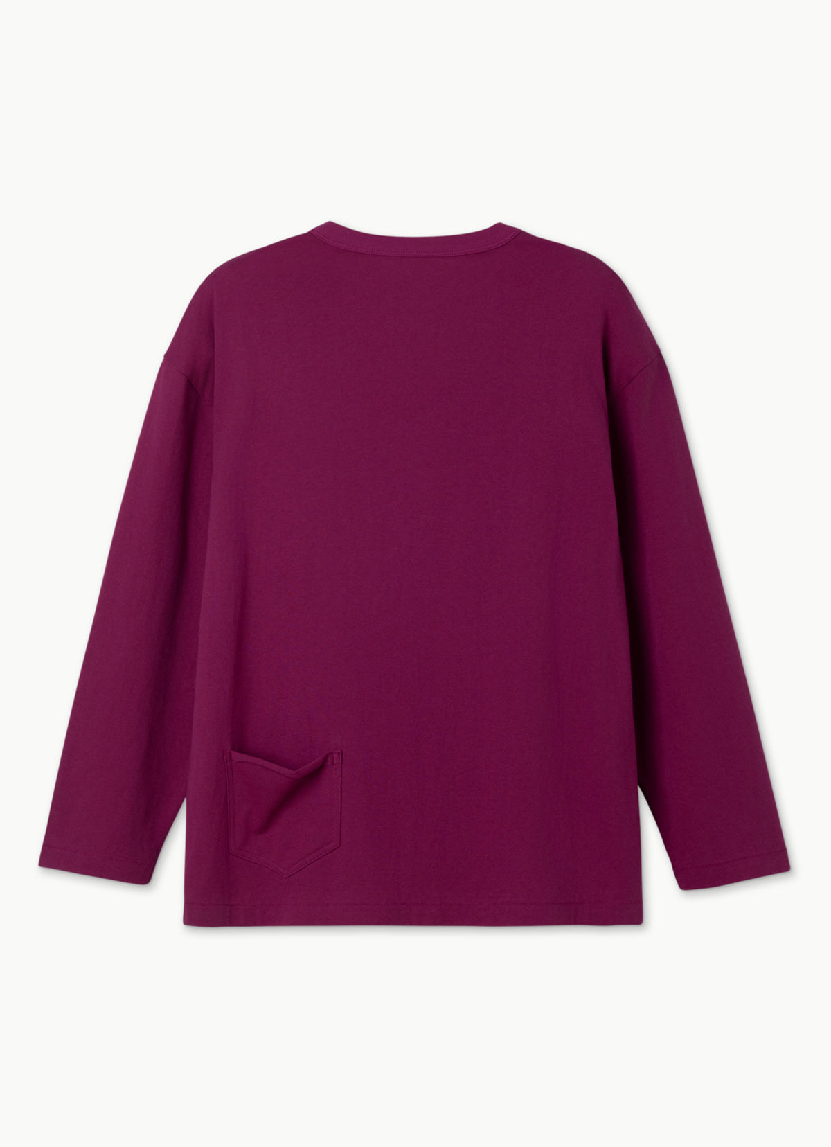 Small pocket long sleeve (Unisex)_Raspberry Radiance