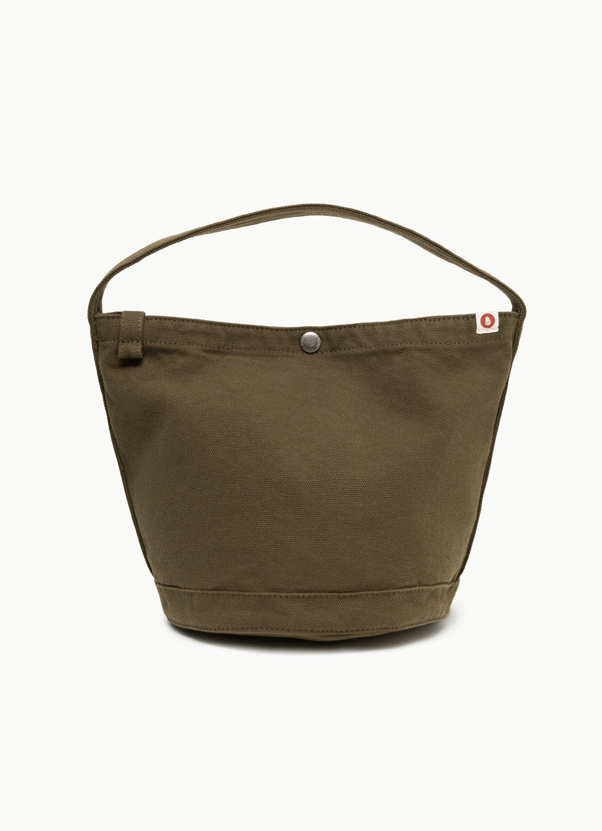 Bubu round snap bag_Khaki brown